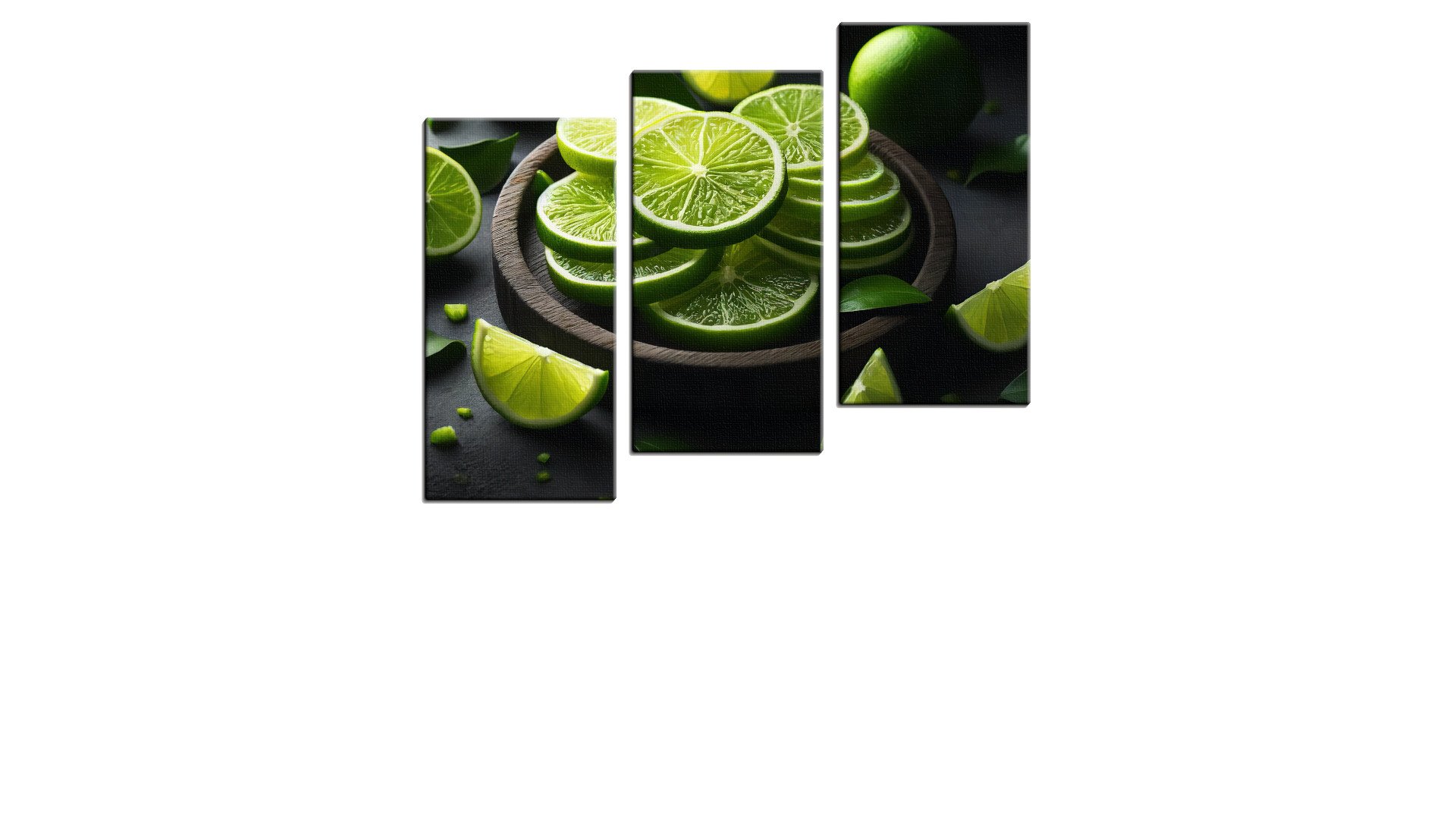 Timber Plate of Sliced Limes