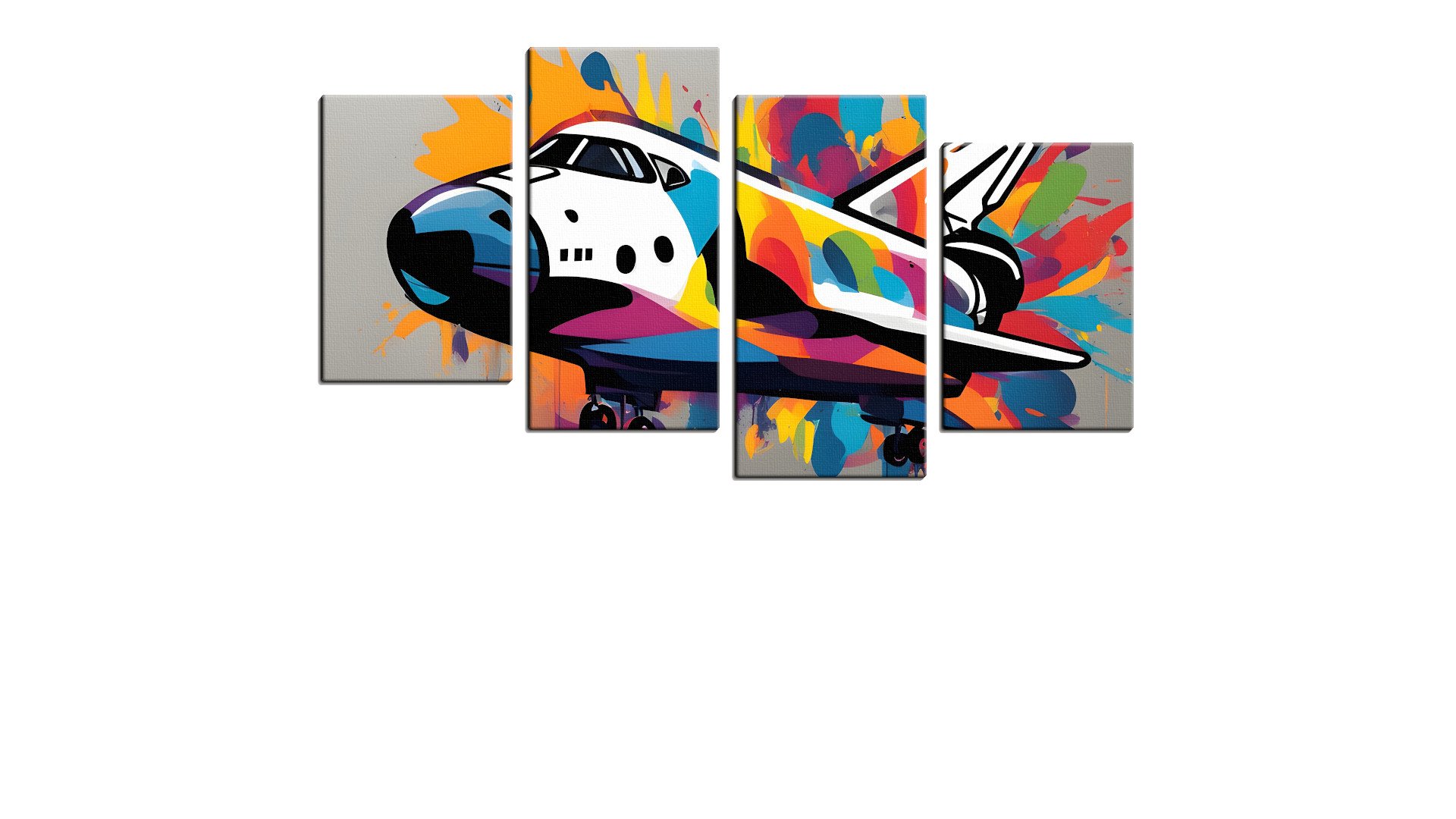 Painted Version of the Space Shuttle