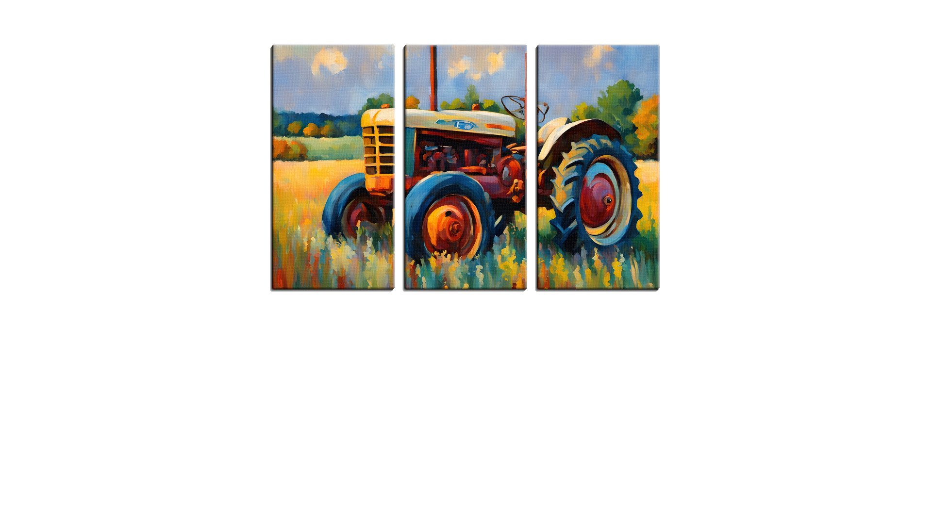 Painting of Ye Olde Tractor