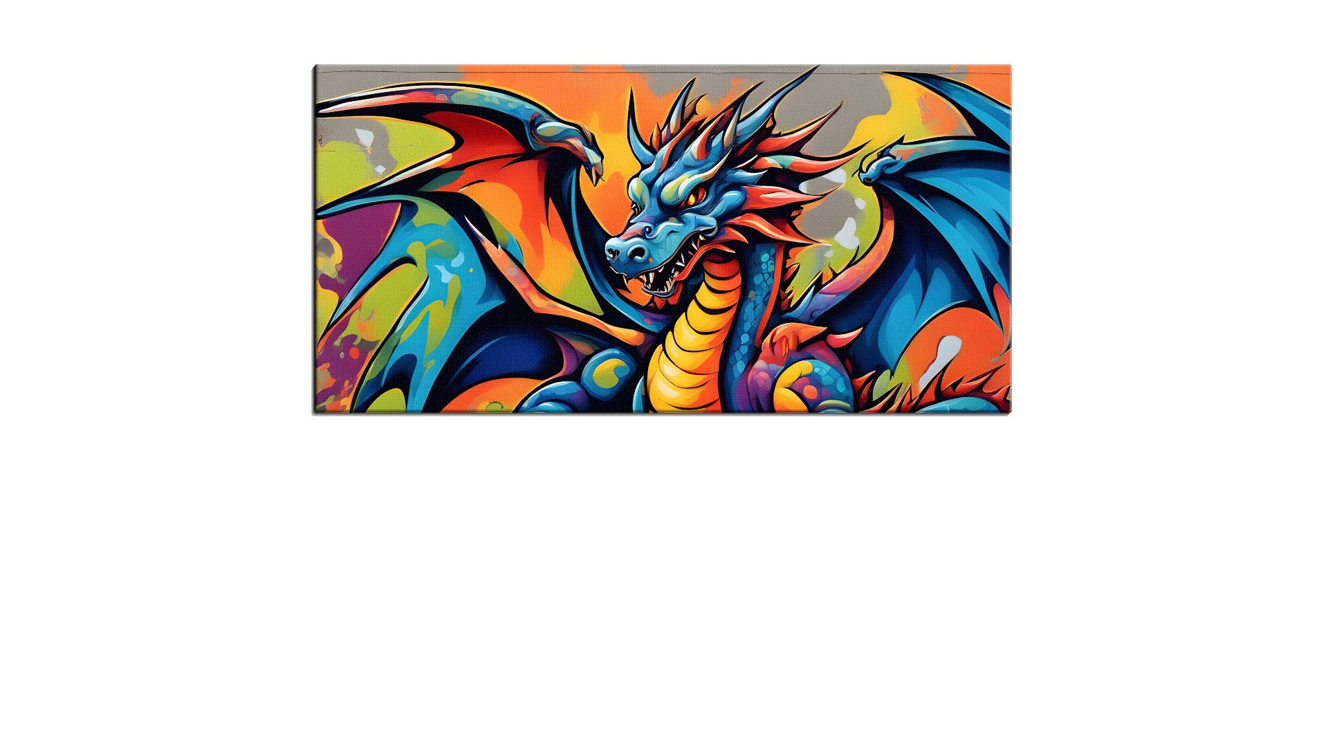 Striking Blue Dragon