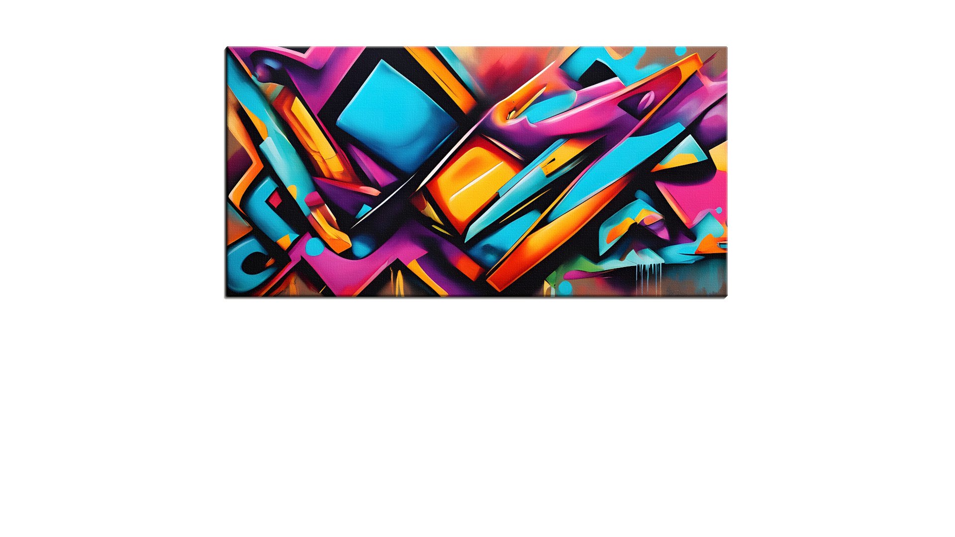 Smattering of Street Art Sprayed Shapes