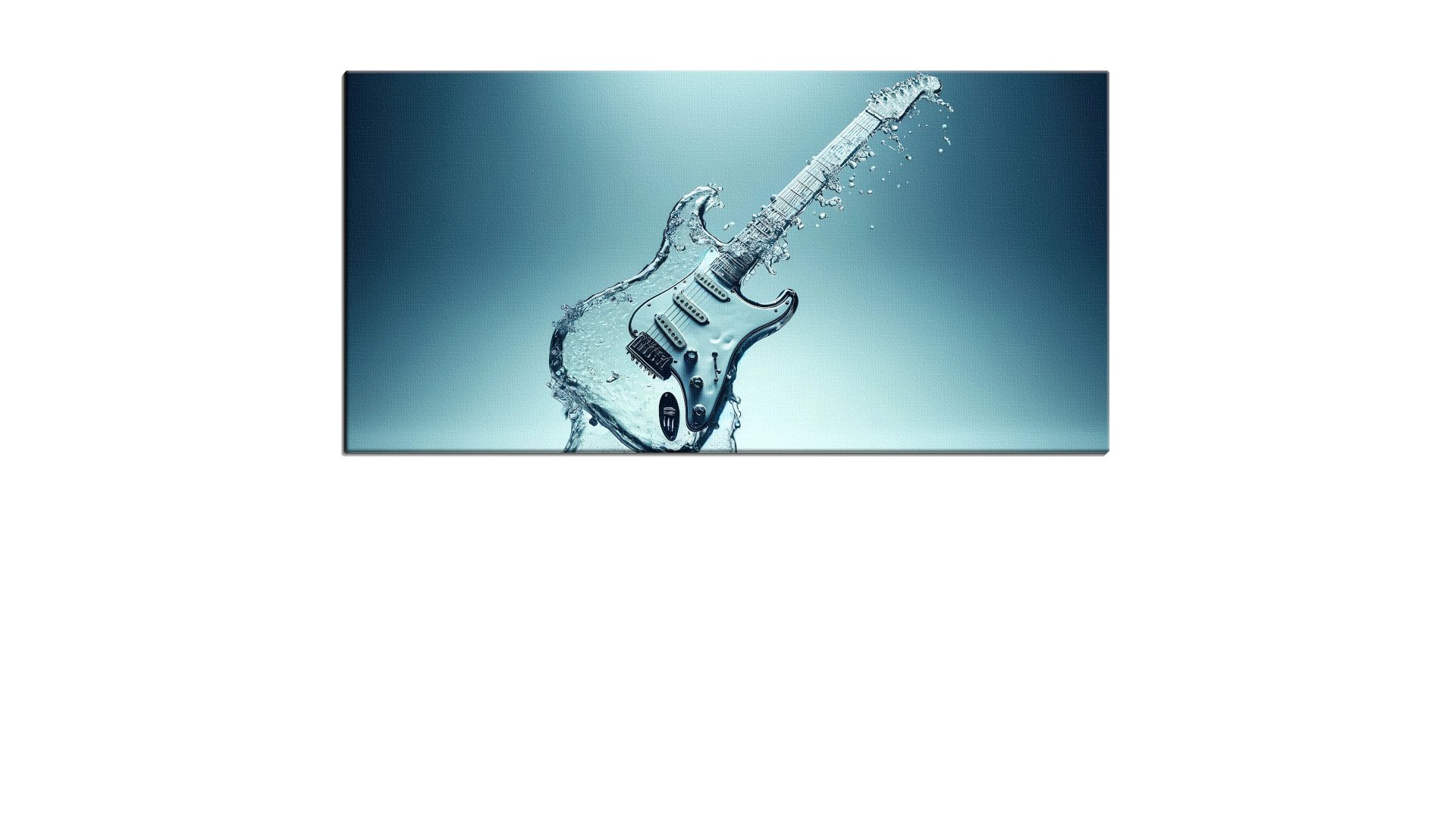 Water Splashed Guitar