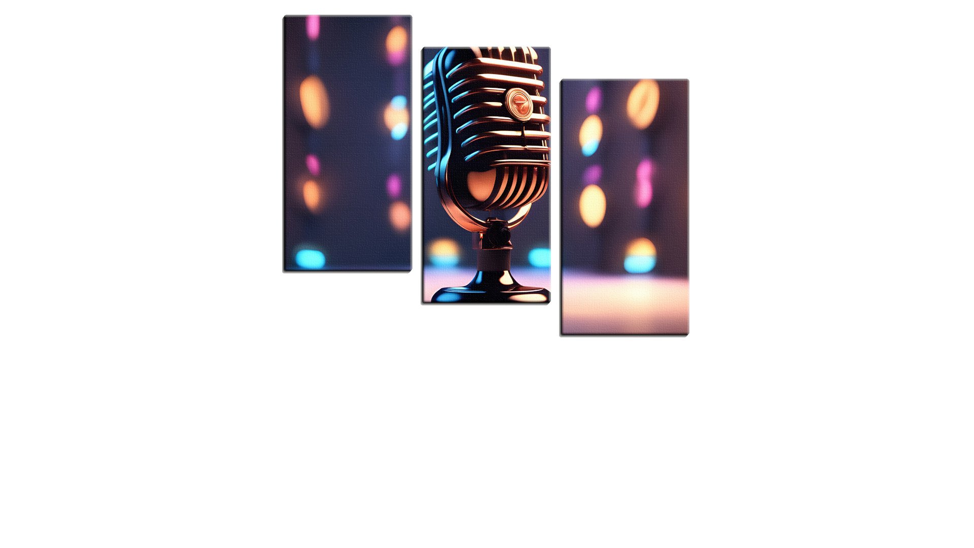 Lone Microphone Awaiting a Singer