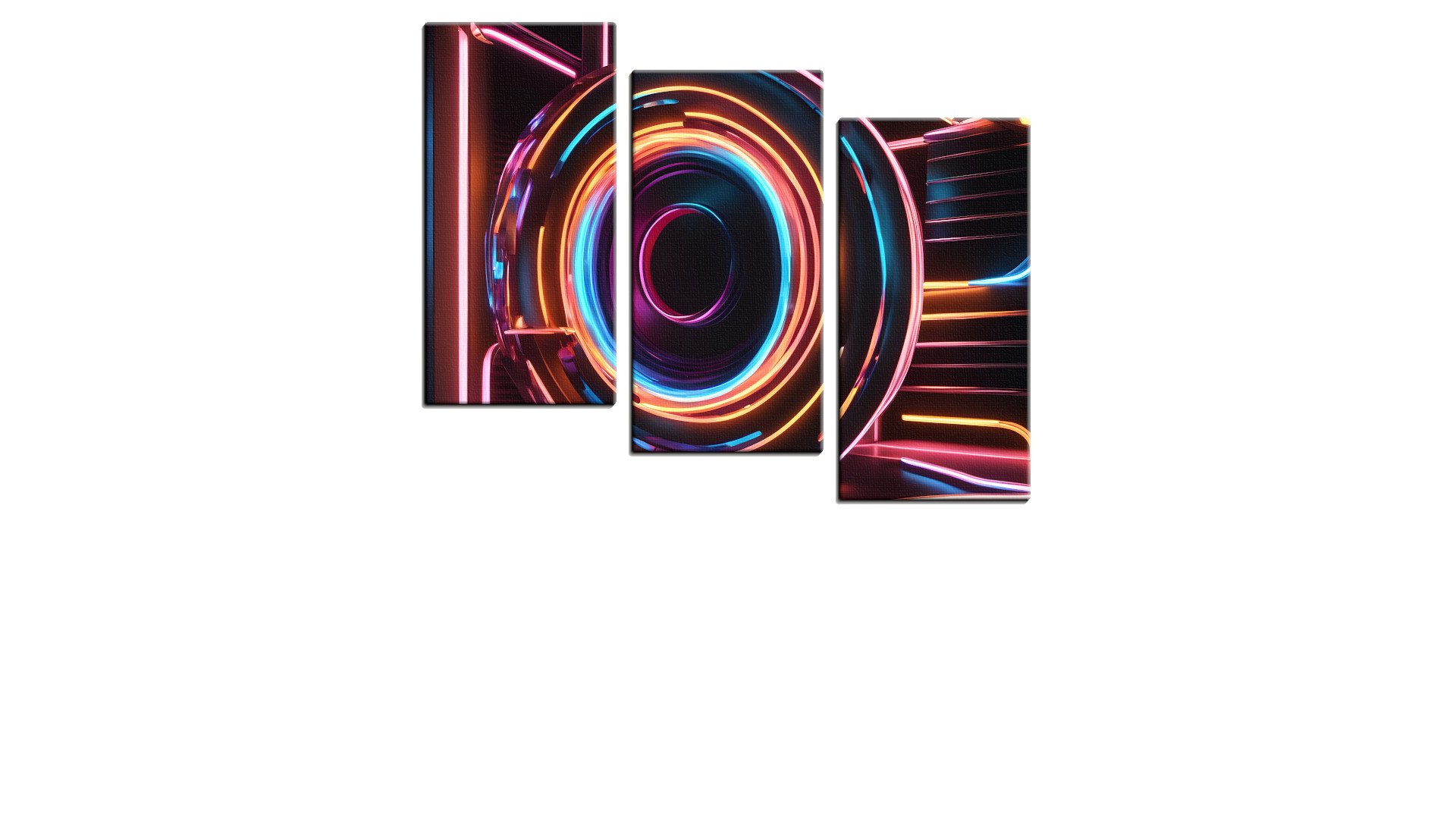 Twisting Neon Piece of Art