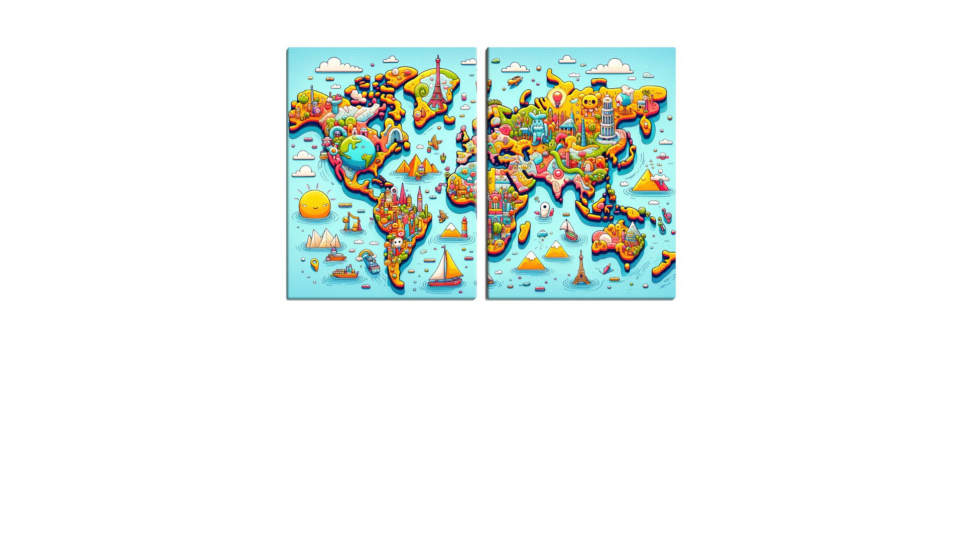 Colourful Childish Version of the World