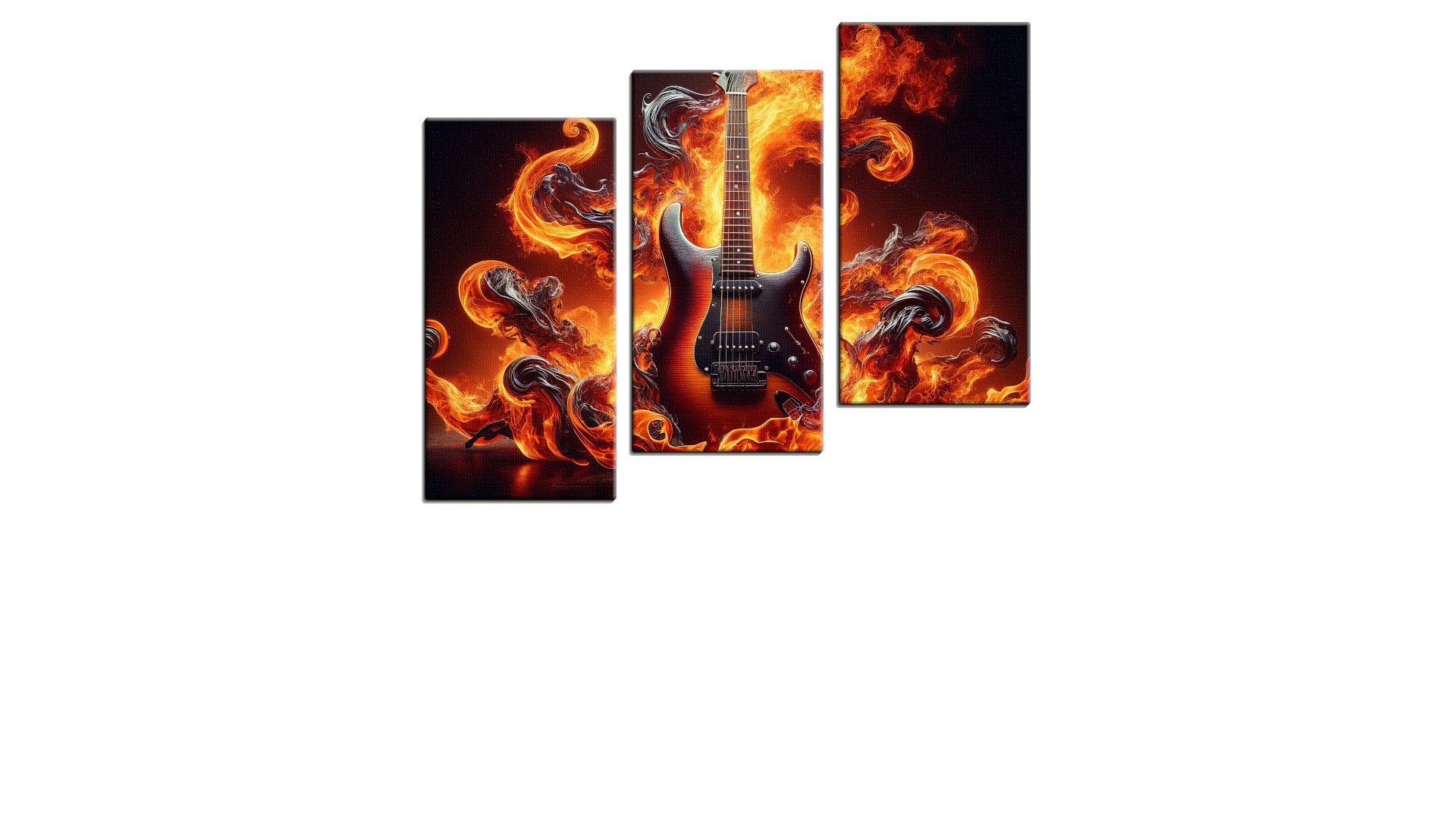 Burning Dark Guitar