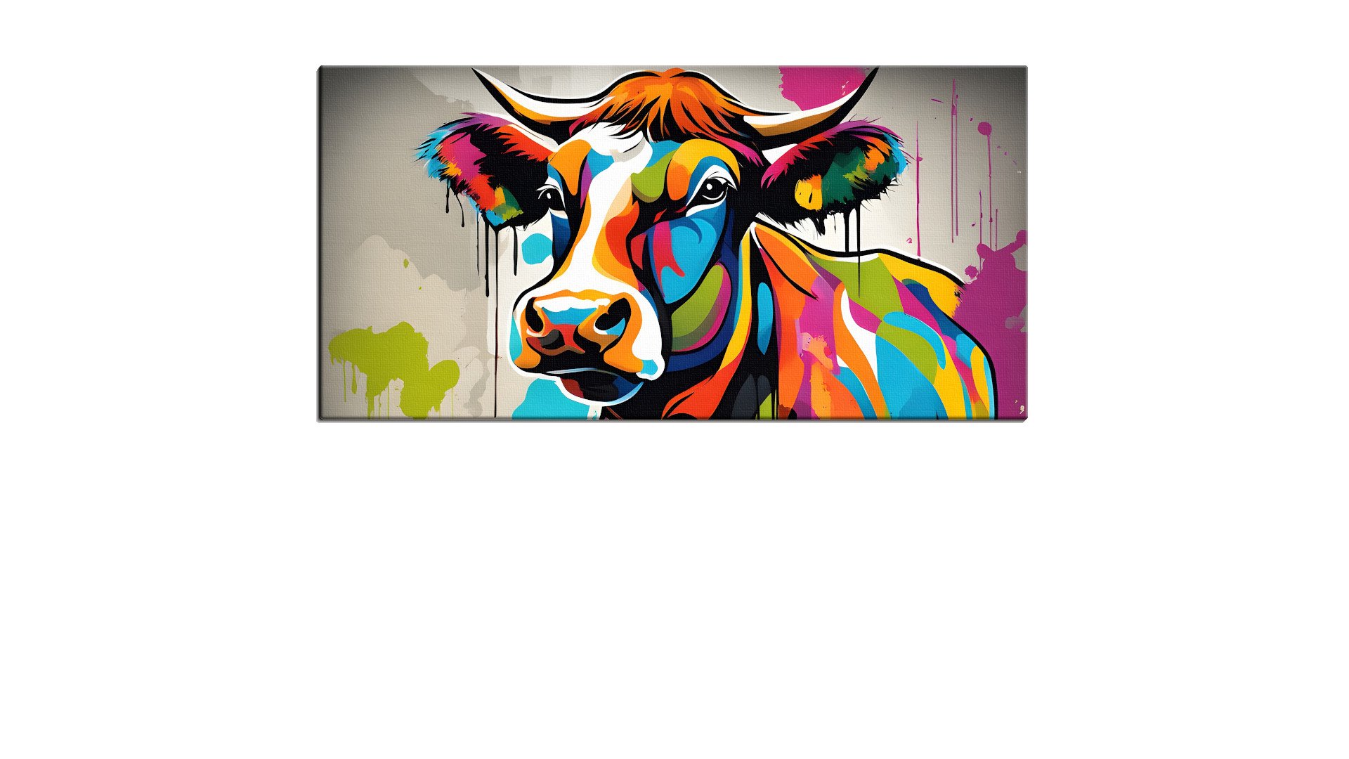 Colorful Highland Cow