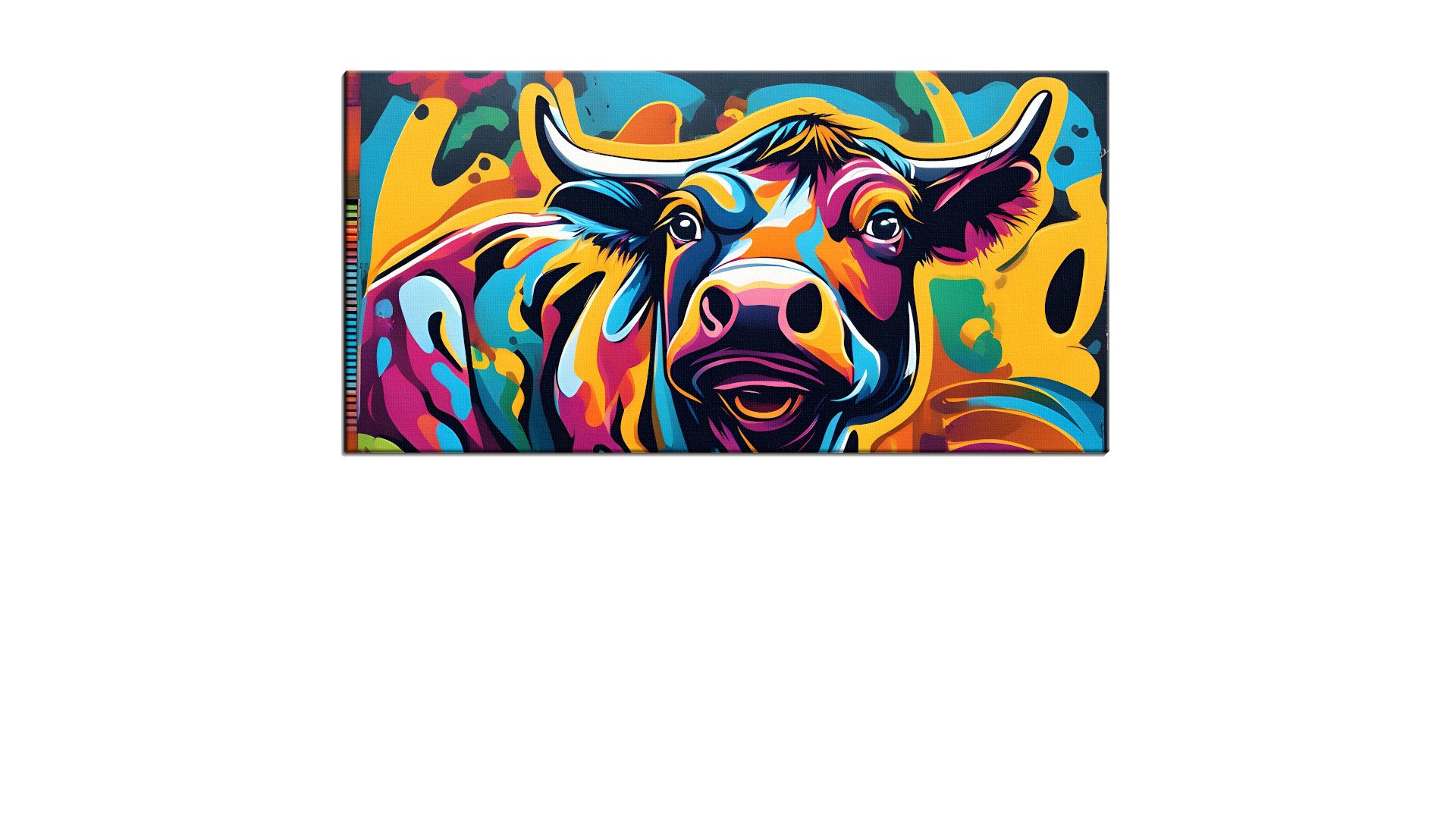 Beautiful Startled Bull