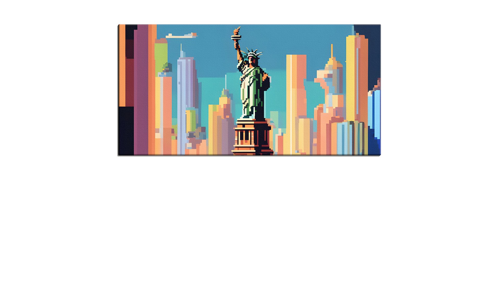 Pixel Statue of Liberty