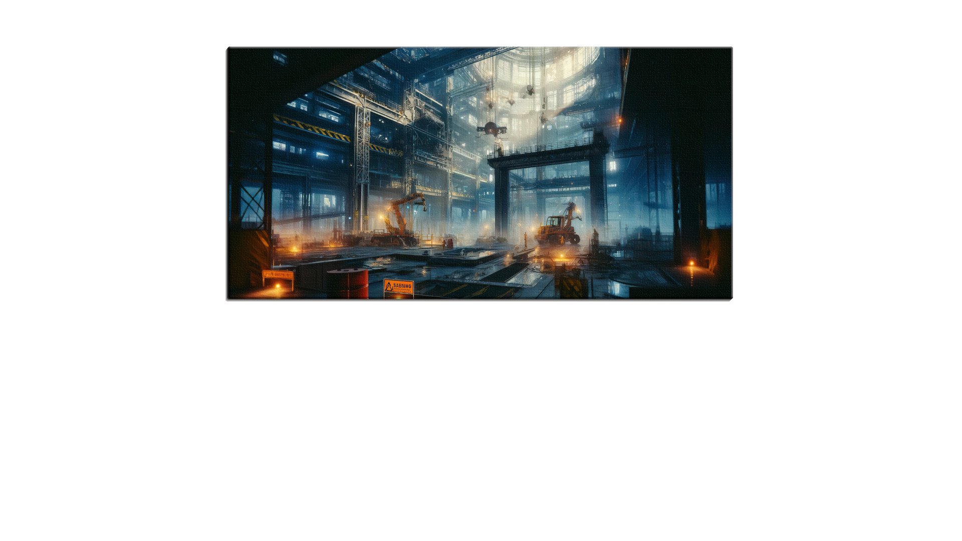 Futuristic Construction Site