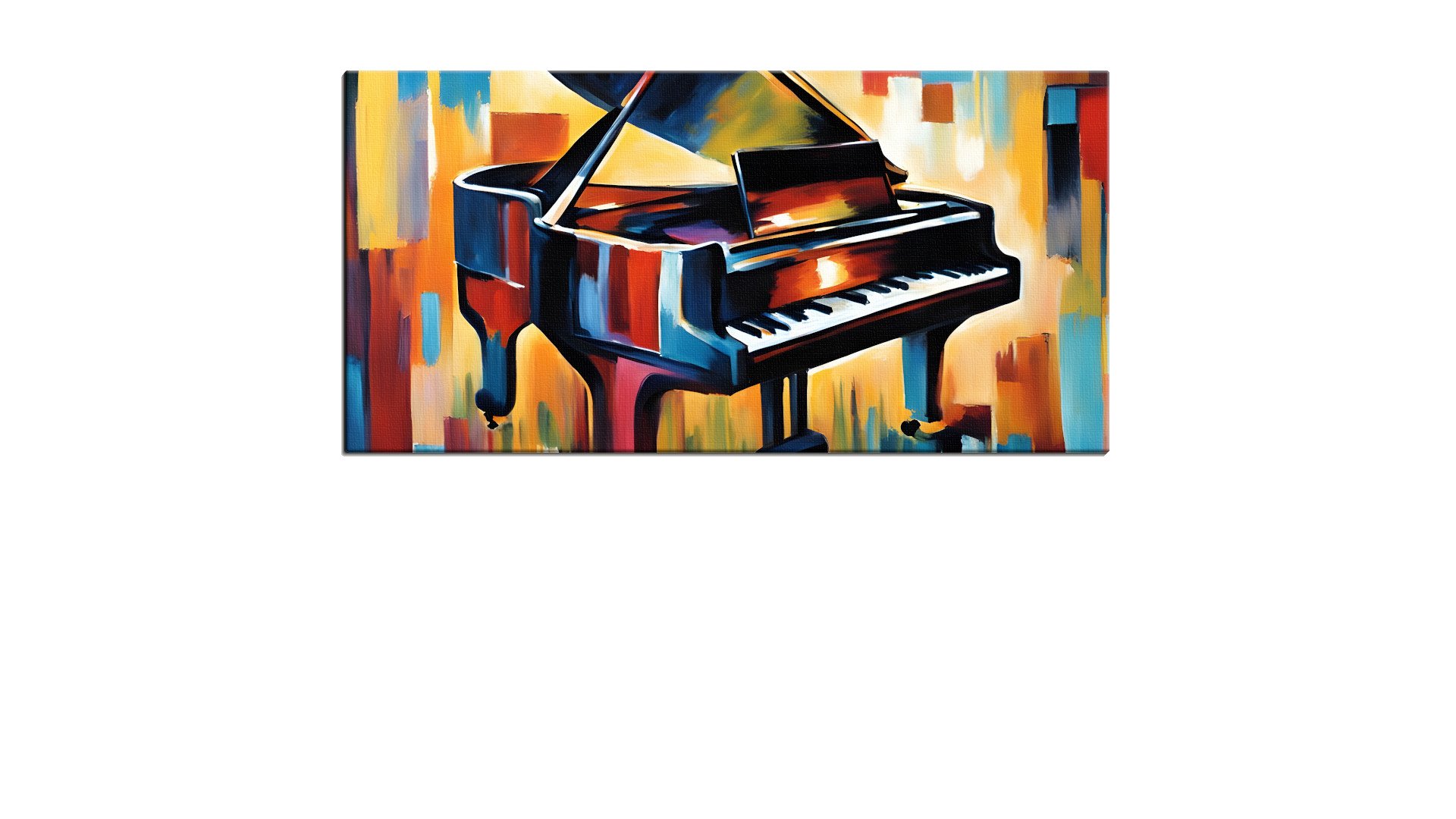 Colourful Piano Portrait