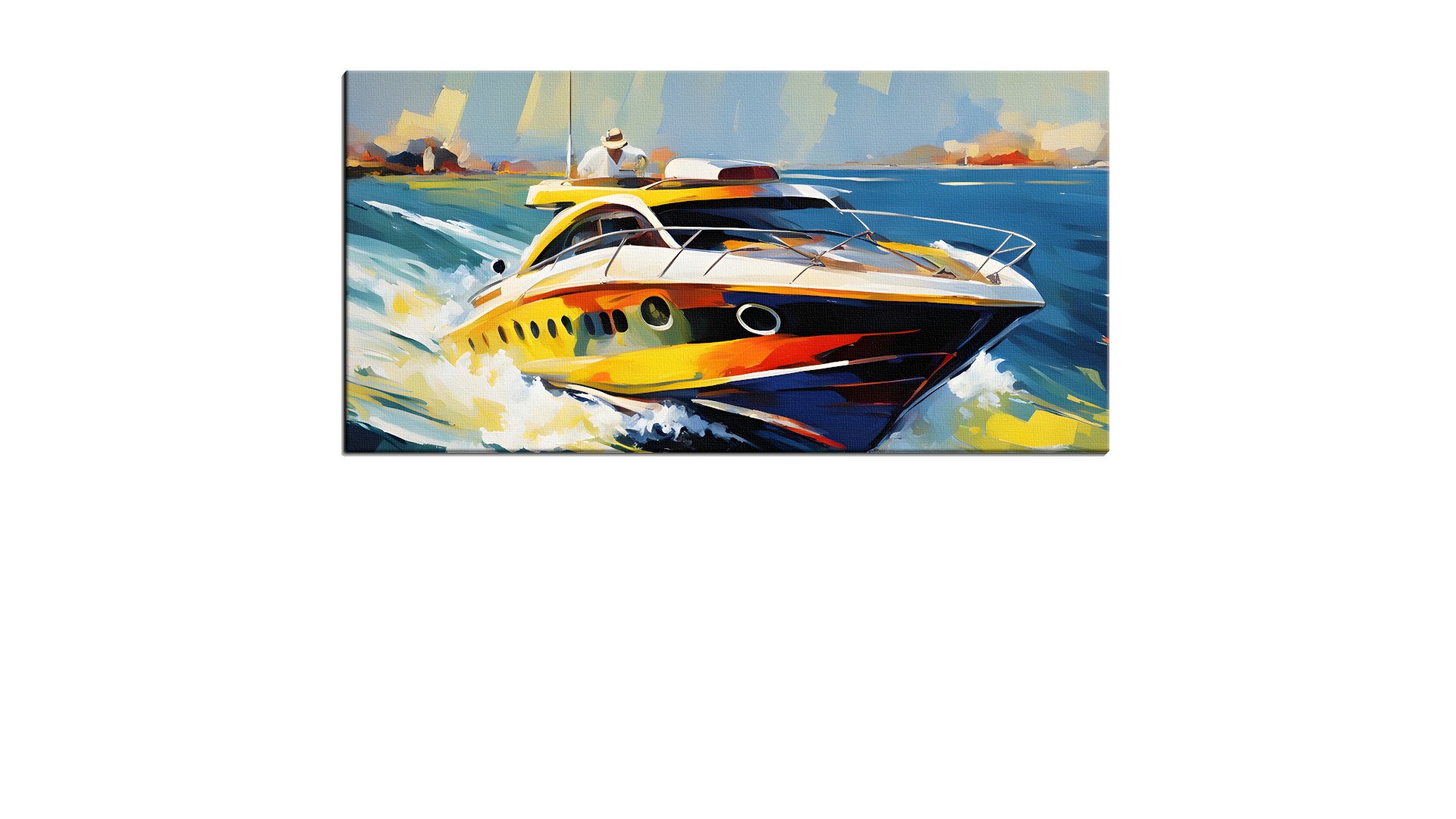 Colourful and Rapid Speedboat