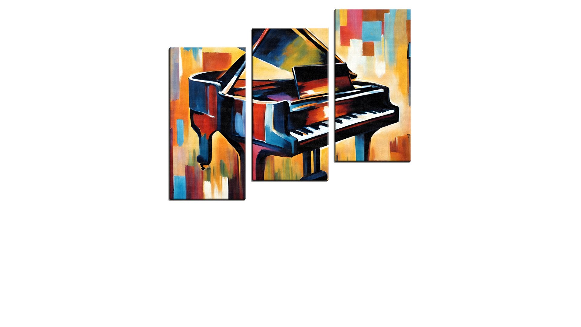 Colourful Piano Portrait