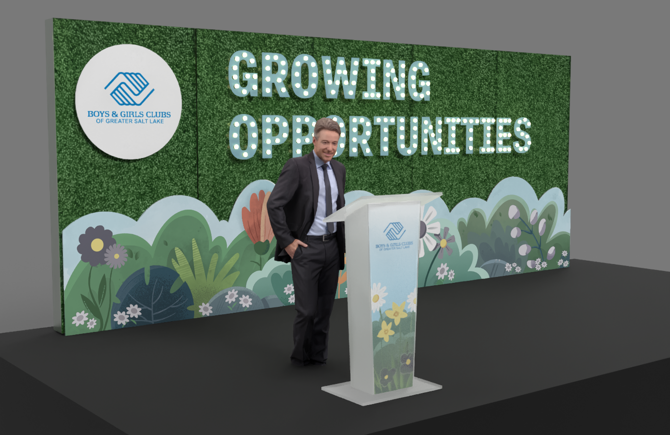 Boys and Girls Club Stage Render
