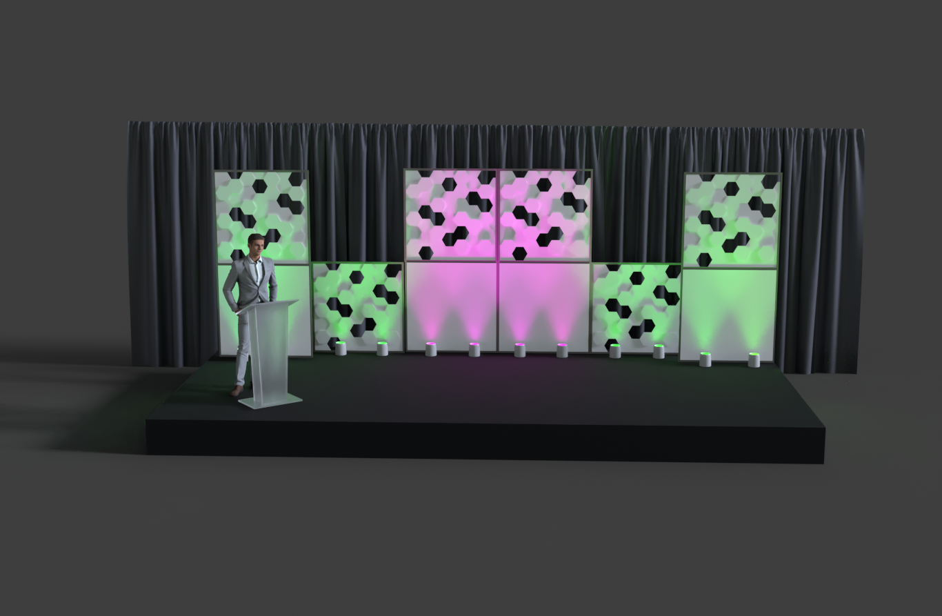 VSL "Wicked" Themed Stage Concept