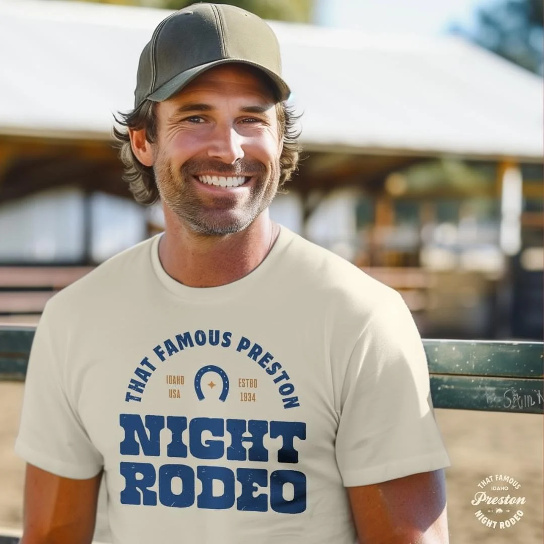 Preston Rodeo T-shirt Mockup