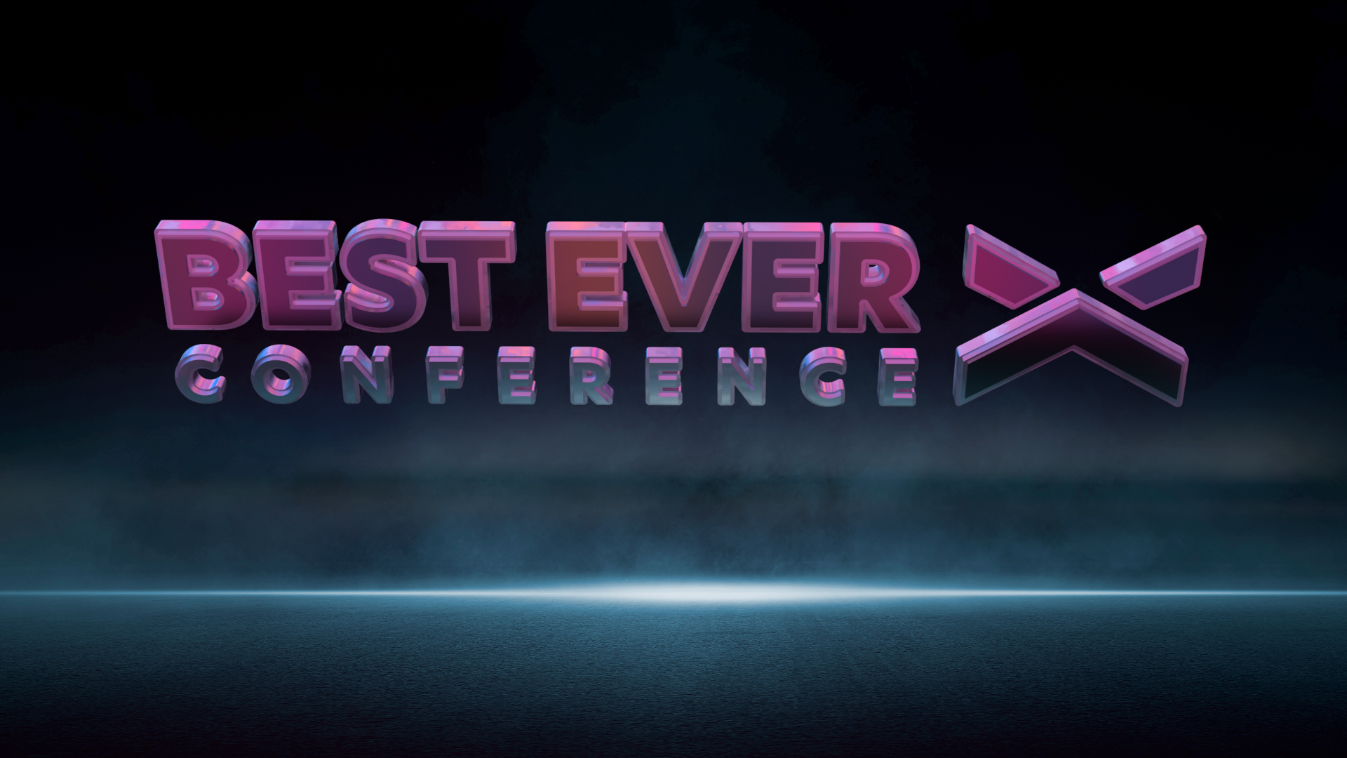 A 3D iteration of the same concept, pushing the chrome treatment into dimensional type. Wanted to see how far the identity could go before it tipped over.