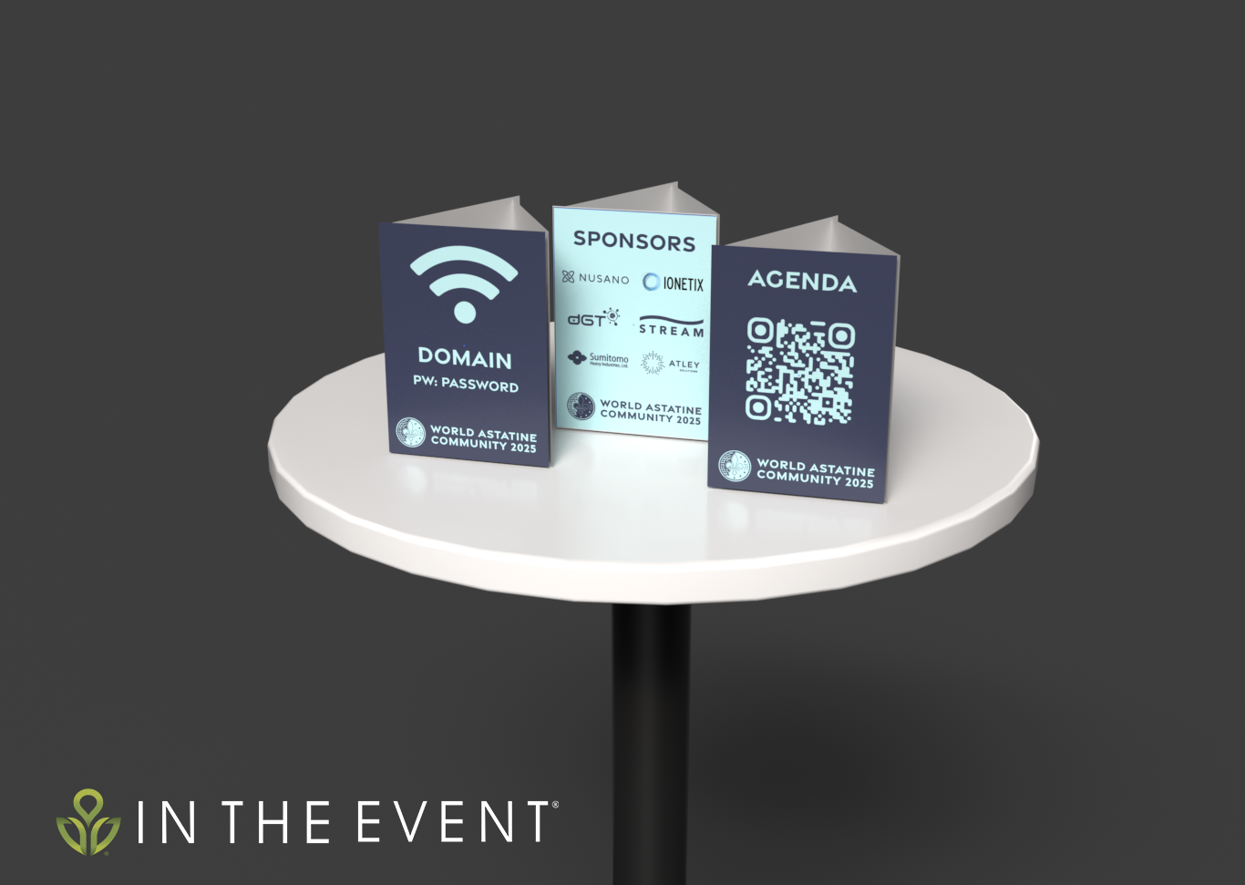 QR Centerpiece Render