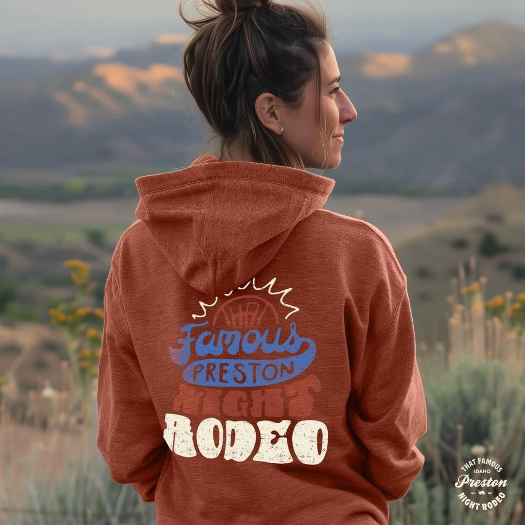 Preston Rodeo Hoodie Mockup