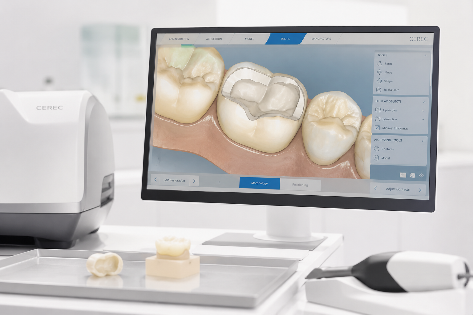 Cerec‑Restaurationen – digitale Zahnrekonstruktion mit Keramik