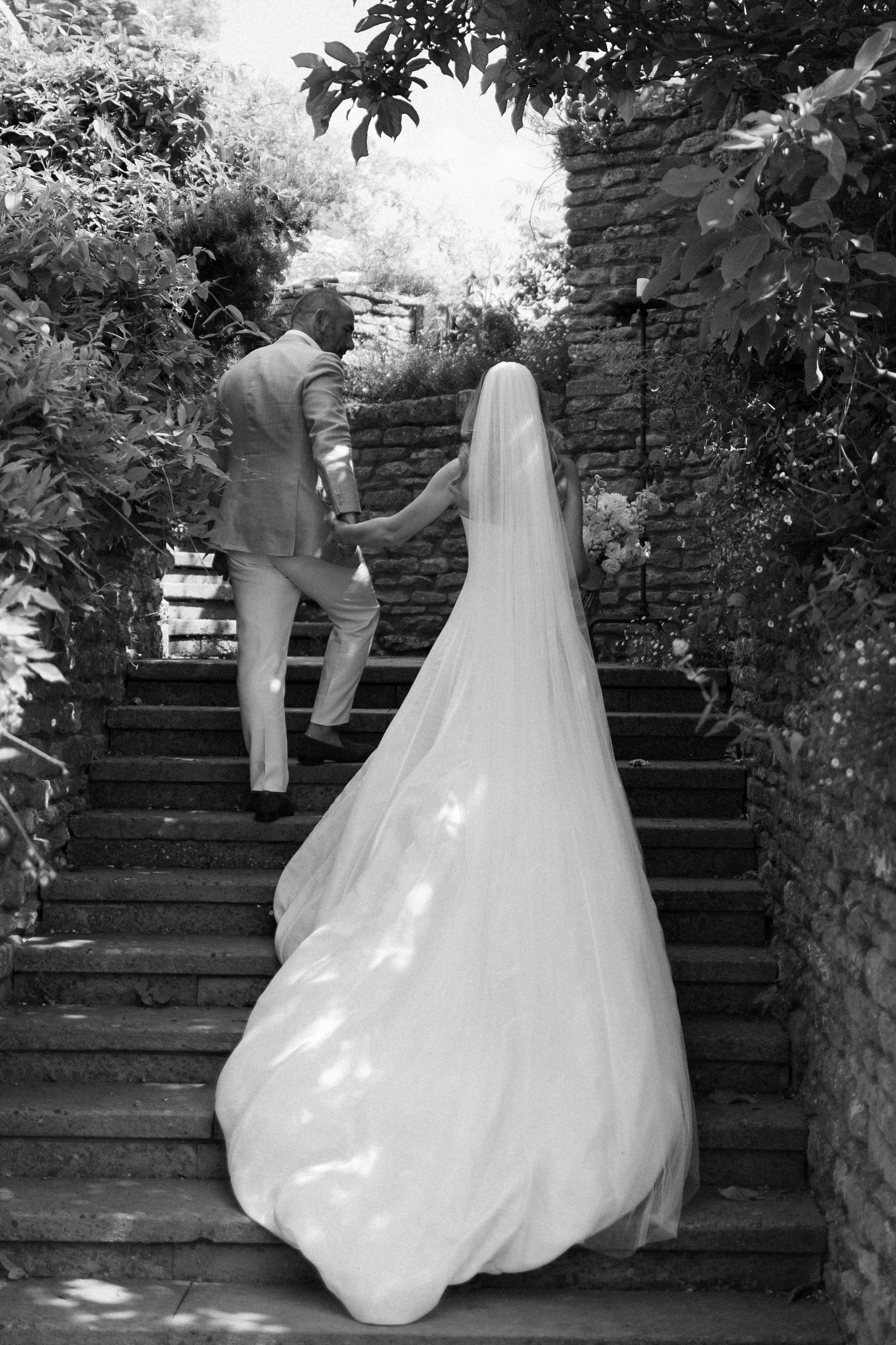 Wedding couple at Euridge Manor in the Cotswolds