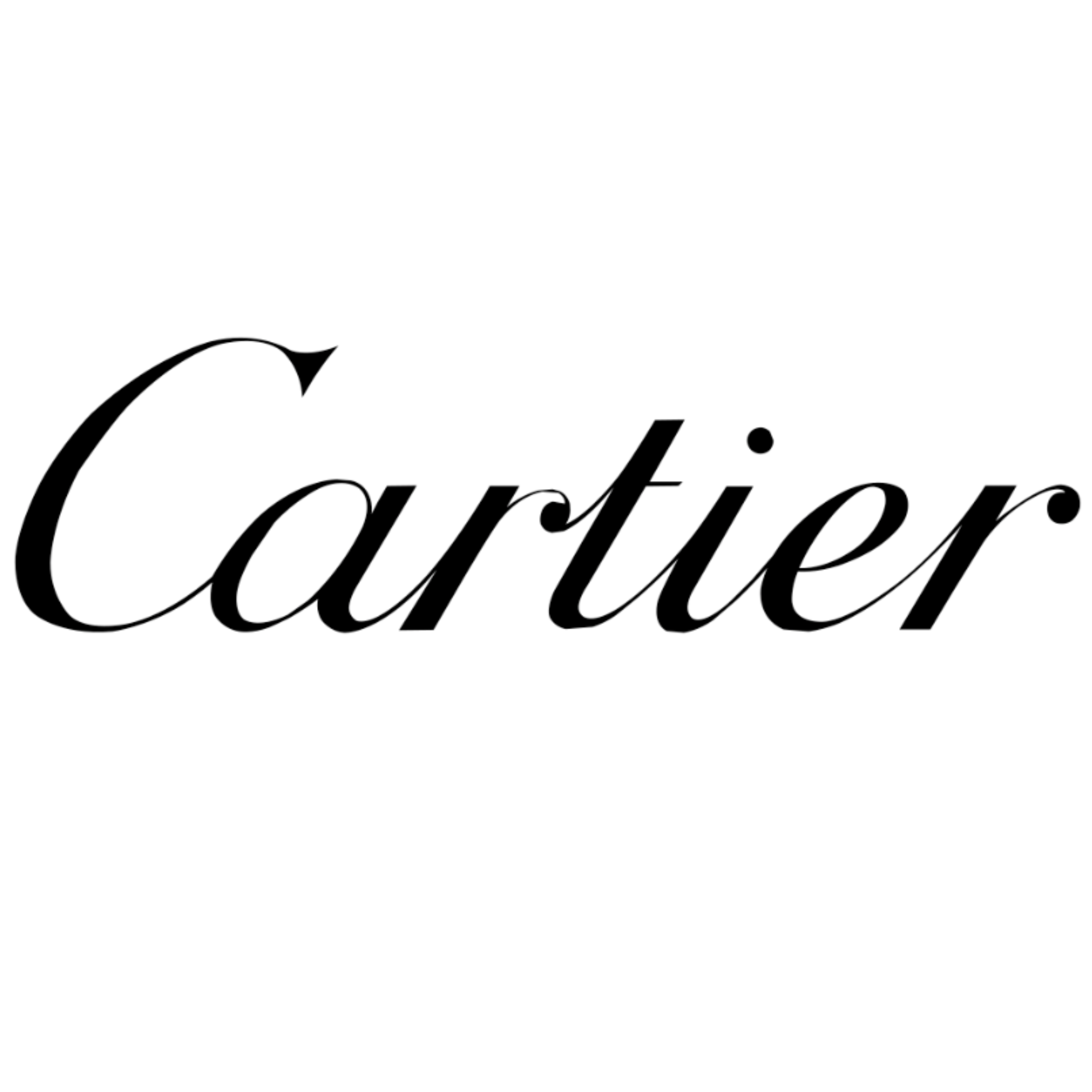 Black Cartier logo on a white background.