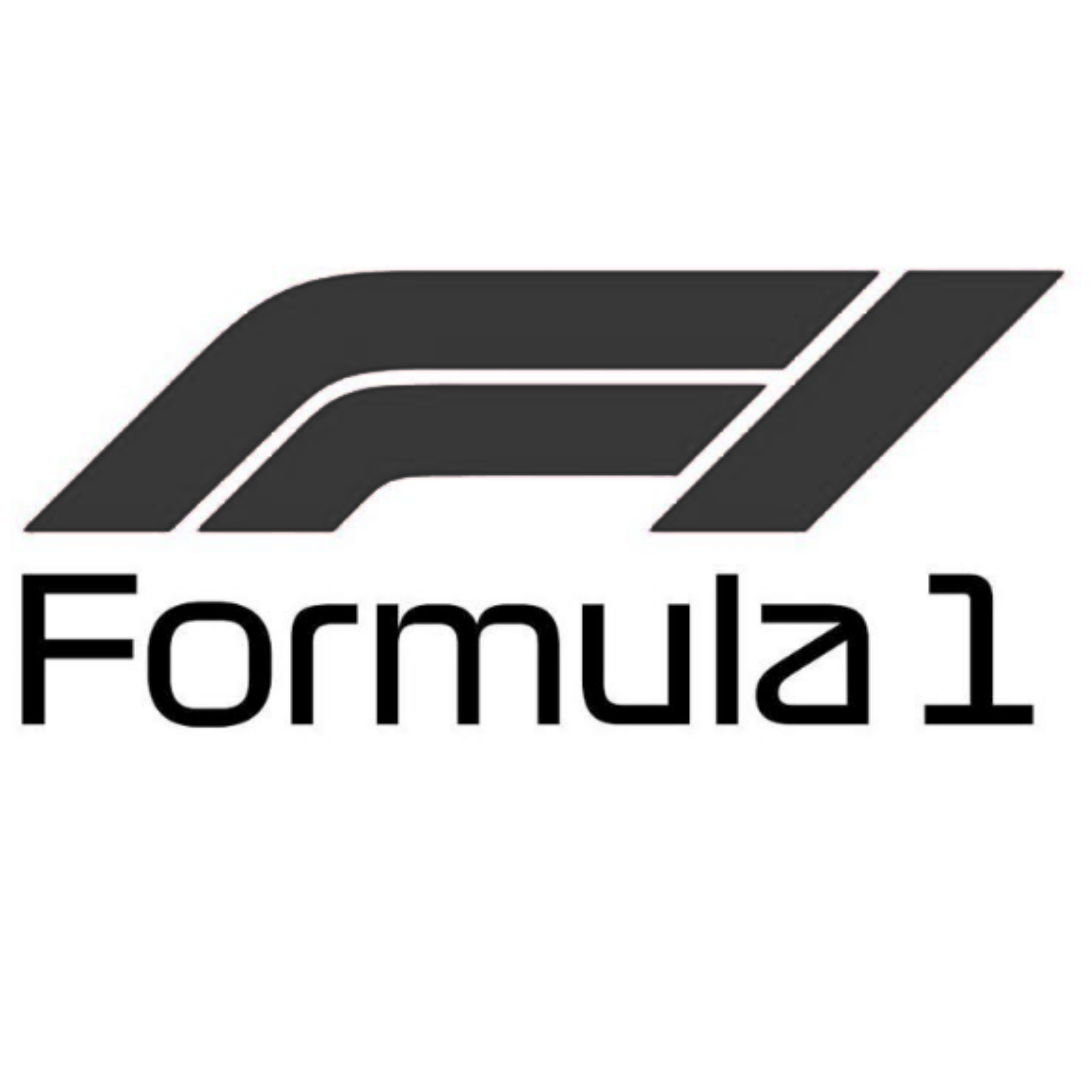 The official logo of Formula 1, featuring a stylized 'F1' in black with the words 'Formula 1' below.