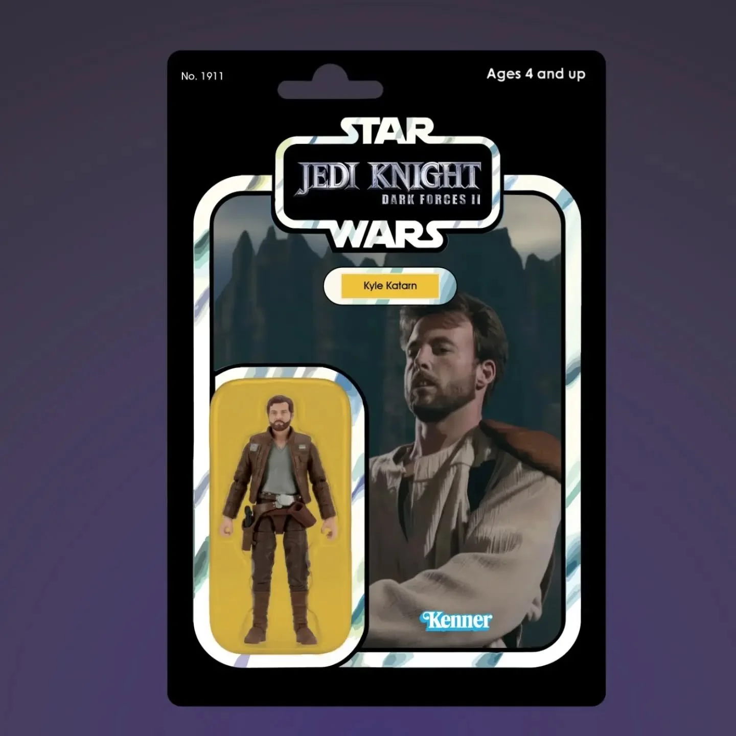 VC Kyle Katarn card back mockup using my custom figure as a base (AI made him look like JD Vance like.. but we move anyway 😅).

Loads of fun doing this, getting to use my Graphics Design skills for this stuff rather than simply taking photos of prin