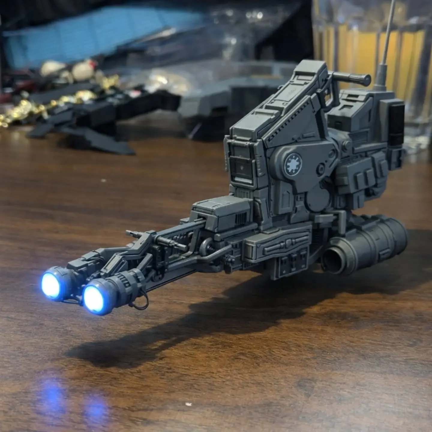 AT-RT speederbike conversion concepts

I'm searching for options to add on as a kit to turn the AT-RT into a speederbike once the legs are removed

While I dont think we're quite there yet, I thought it would be fun to share some of the early concept