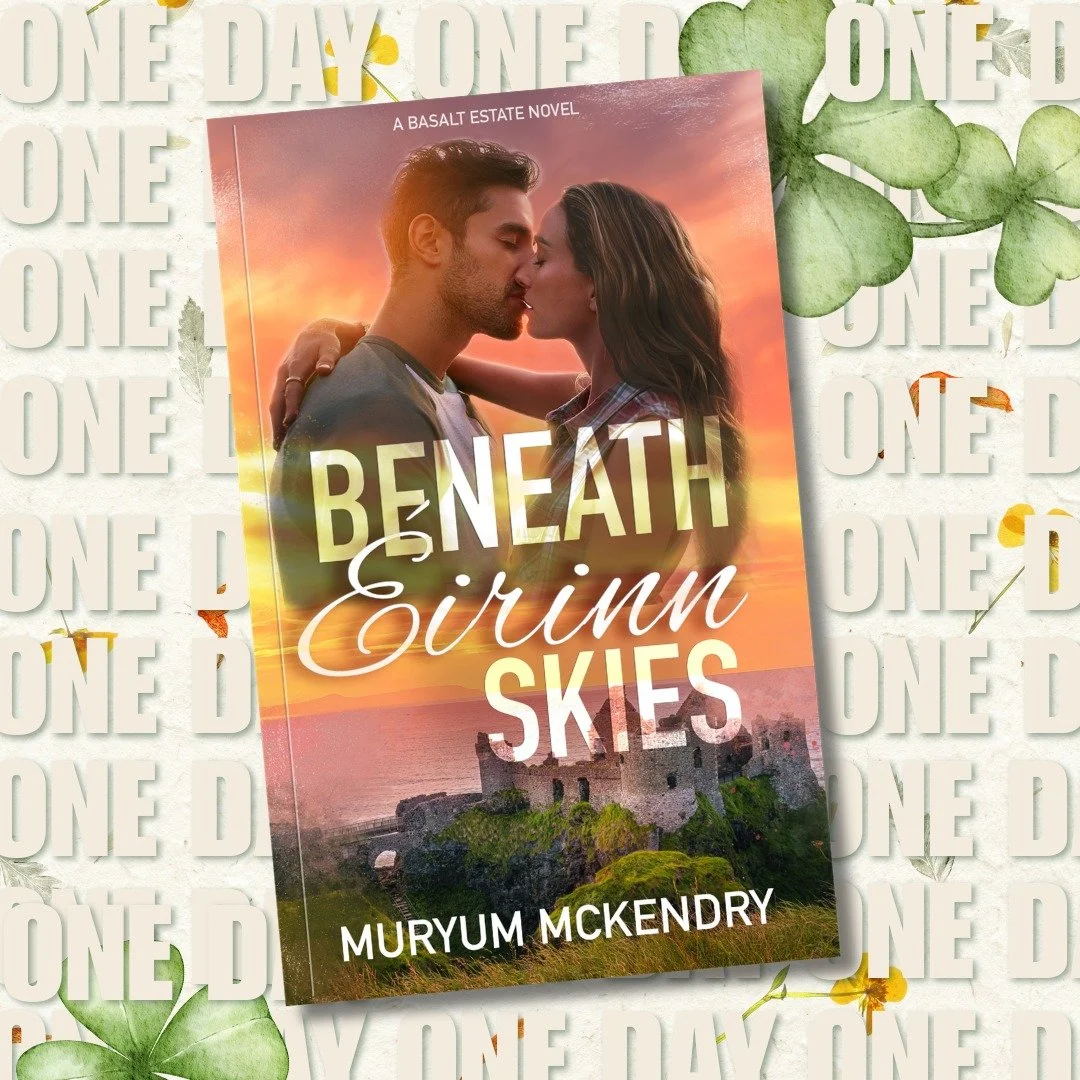 TOMORROW!

24 hours away from the release of Beneath &Eacute;irinn Skies, the first book in the Basalt Estate series. 

I can't wait for you all to meet Rowan and Sophia and read their spicy, second chance, forced proximity, Irish small town, angsty 