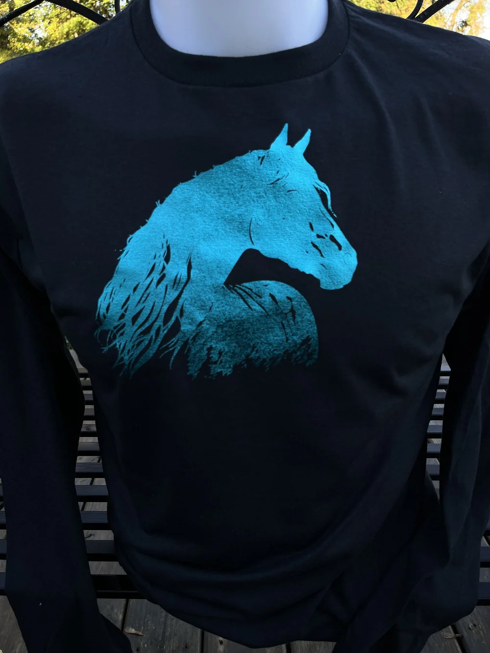 T-shirt bleu marine femme motif raie Respect et Bienveillance