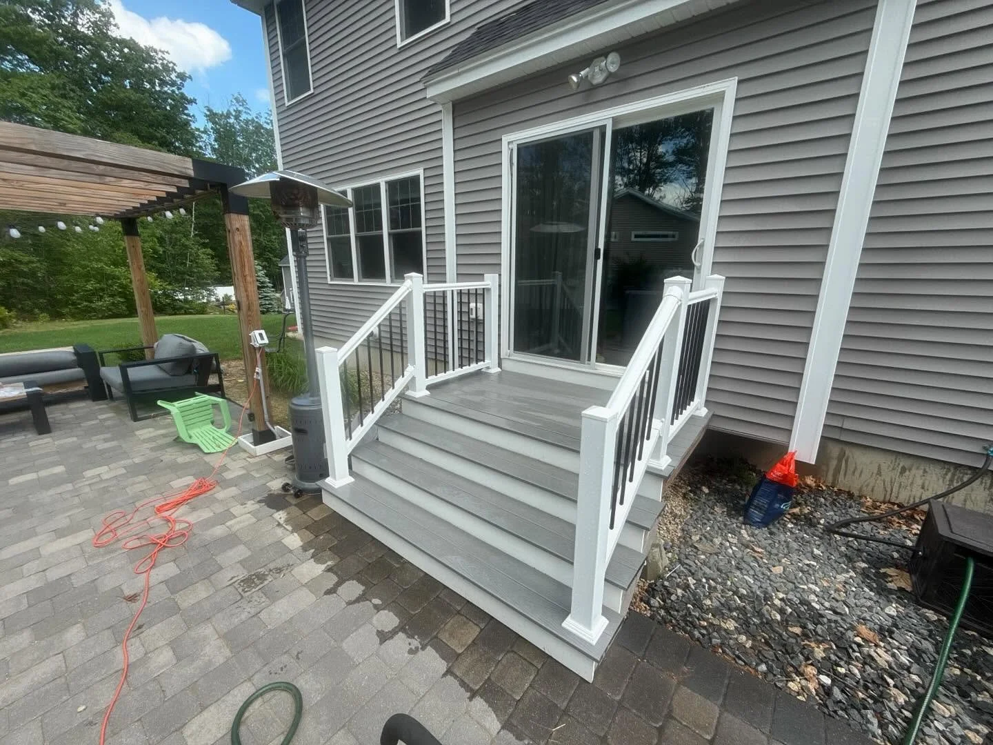 Updated my own back deck today removing old pressure treated lumber to this. Can&rsquo;t forget how I started this!