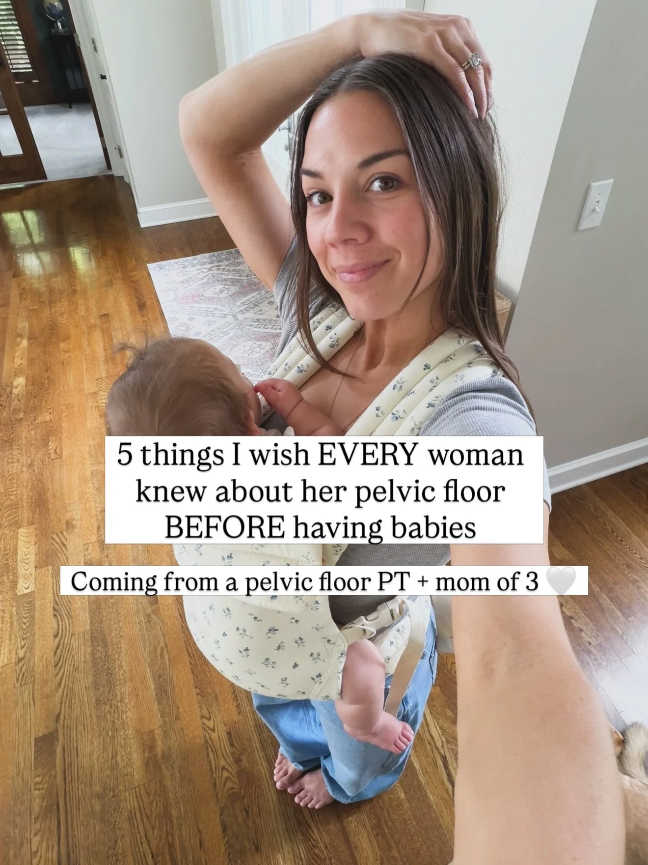 Why are we waiting until AFTER having babies to learn about our pelvic floor?! 👀

Send this to a pregnant friend, a mom friend, or honestly ANY woman who deserves to know more about her body!
And if you&rsquo;re new here, hi! I&rsquo;m Lizzie, a pel