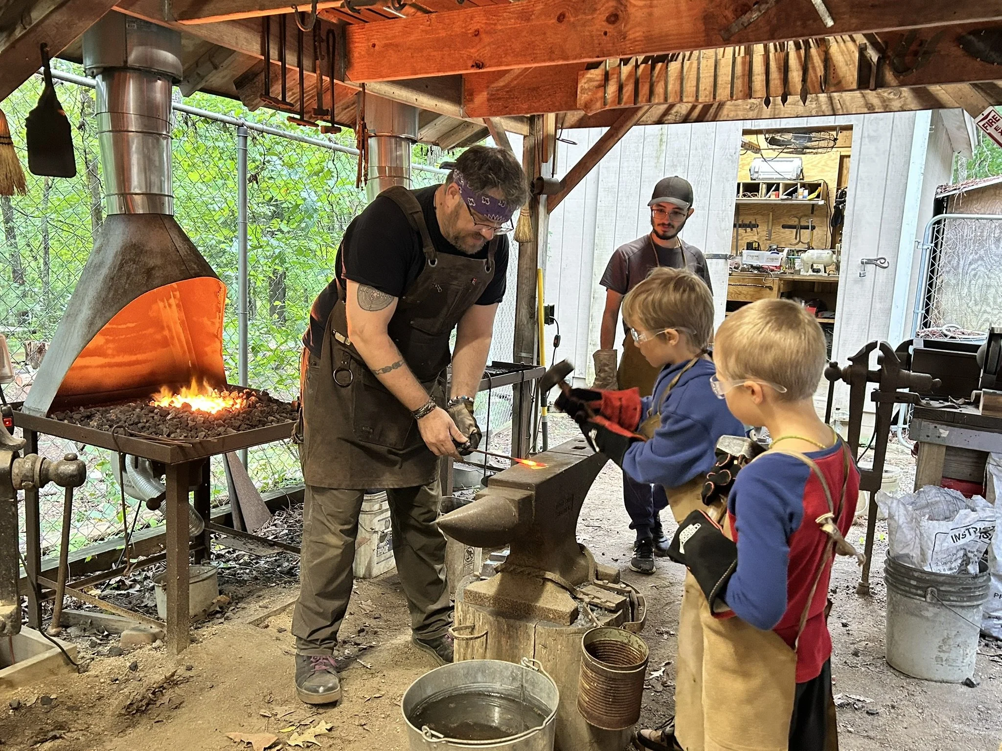 Forging Connections: Third Graders Step into the Smithy