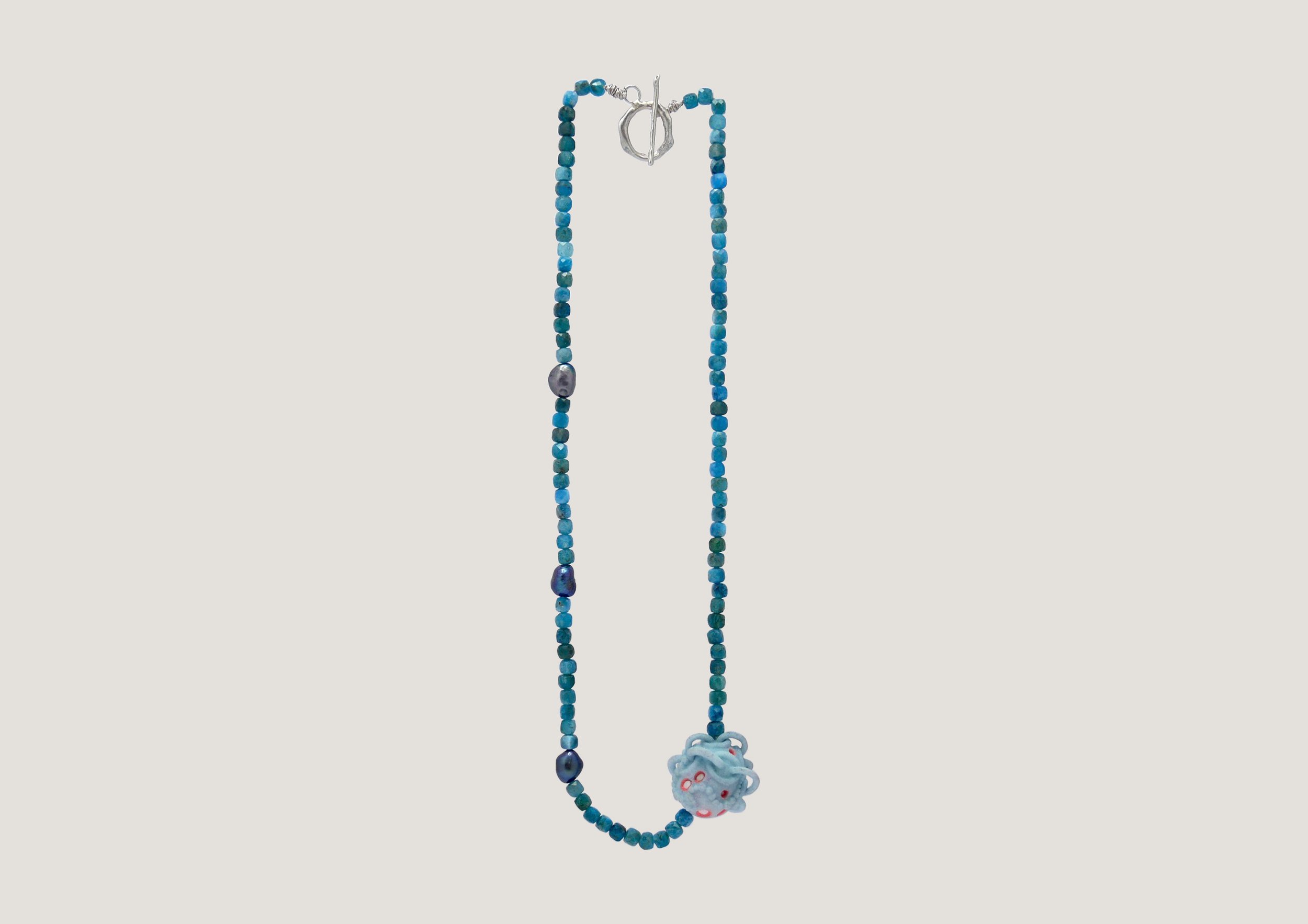 Blue Apatite Necklace