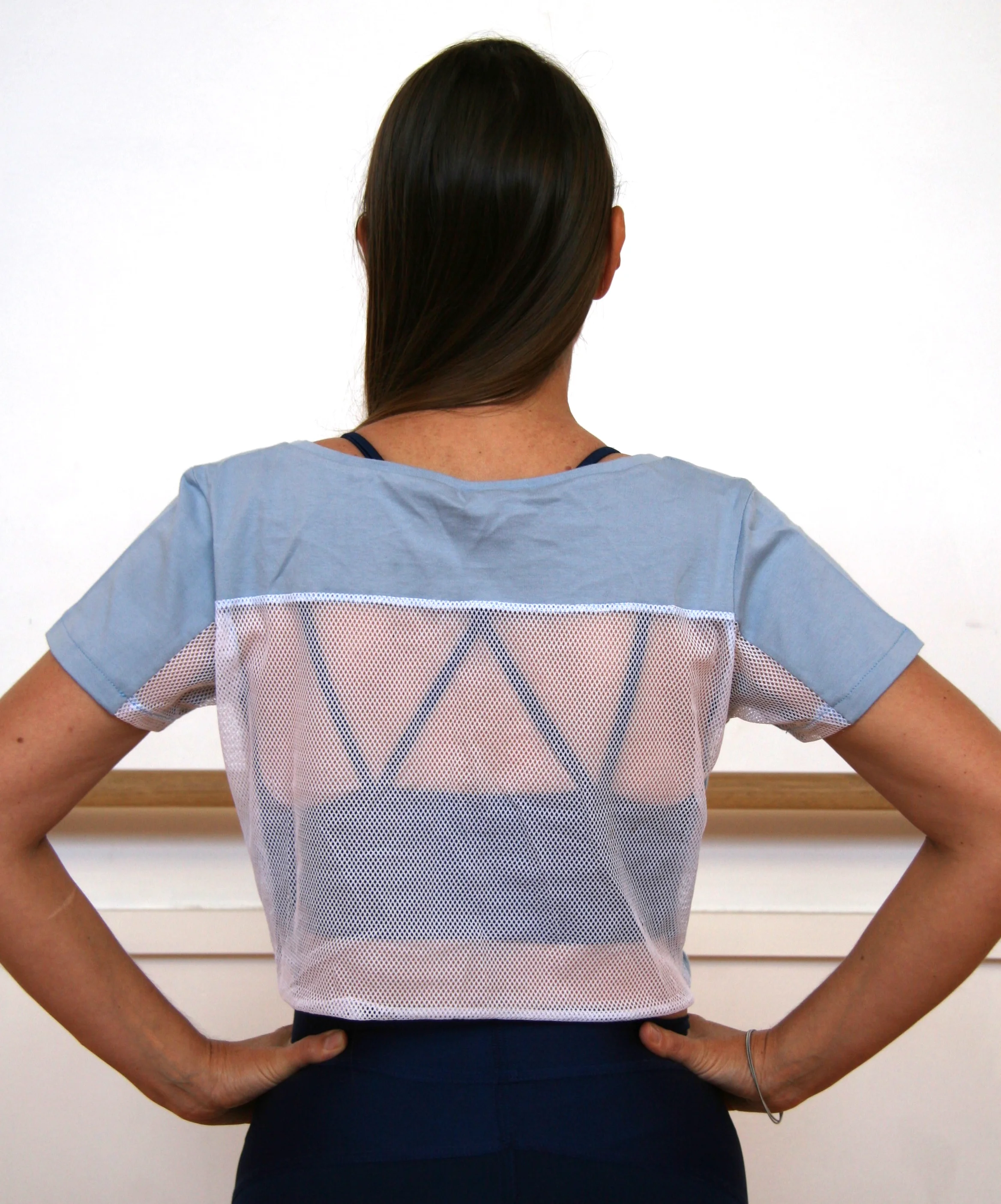 Mesh Crop T-shirt