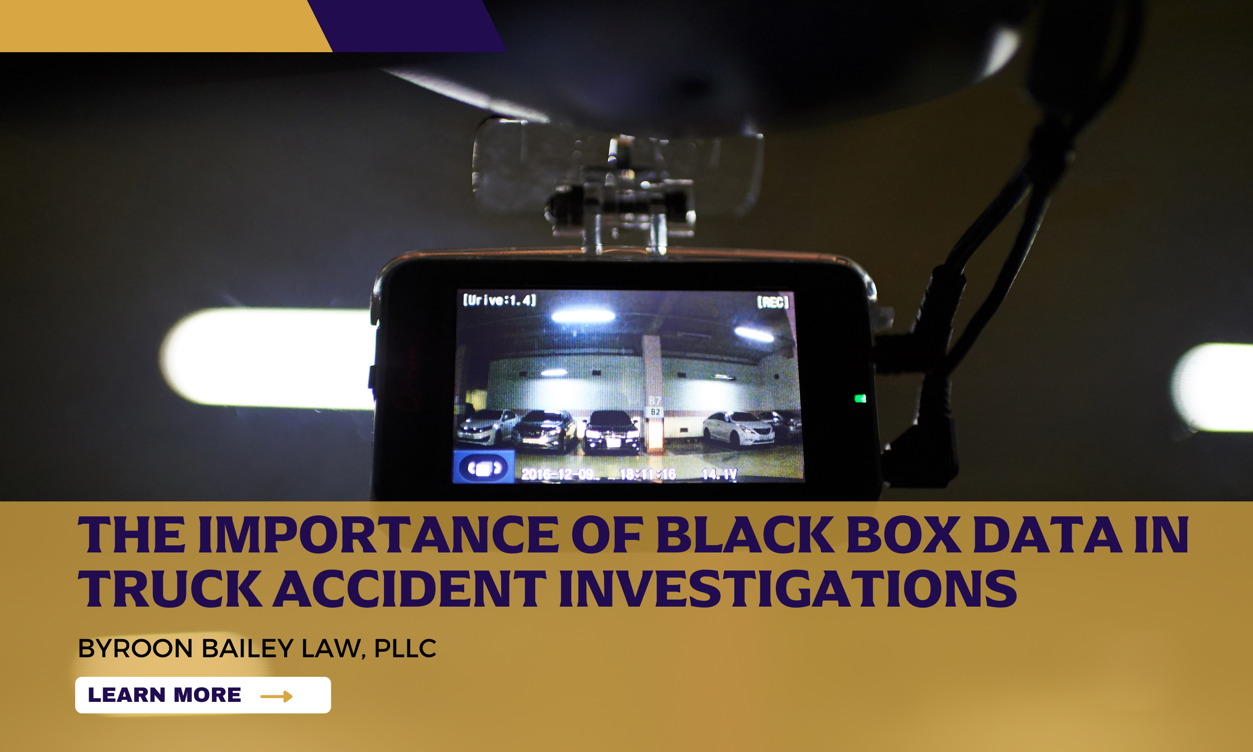 The Importance of Black Box Data in Truck Accident Investigations