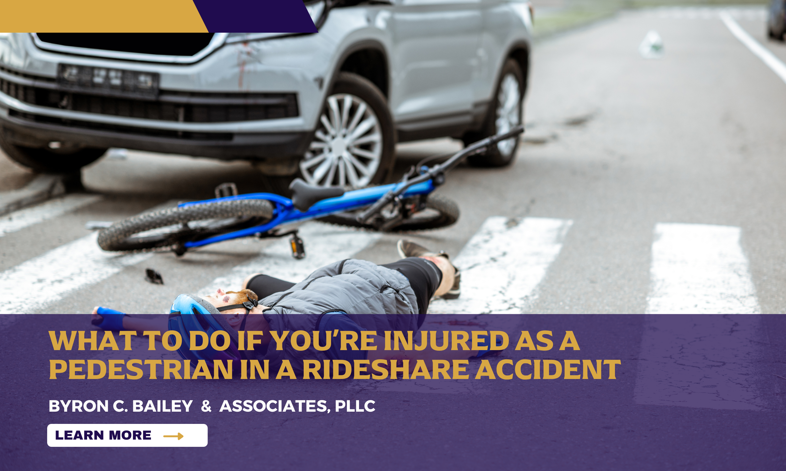 What to Do if You’re Injured as a Pedestrian in a Rideshare Accident