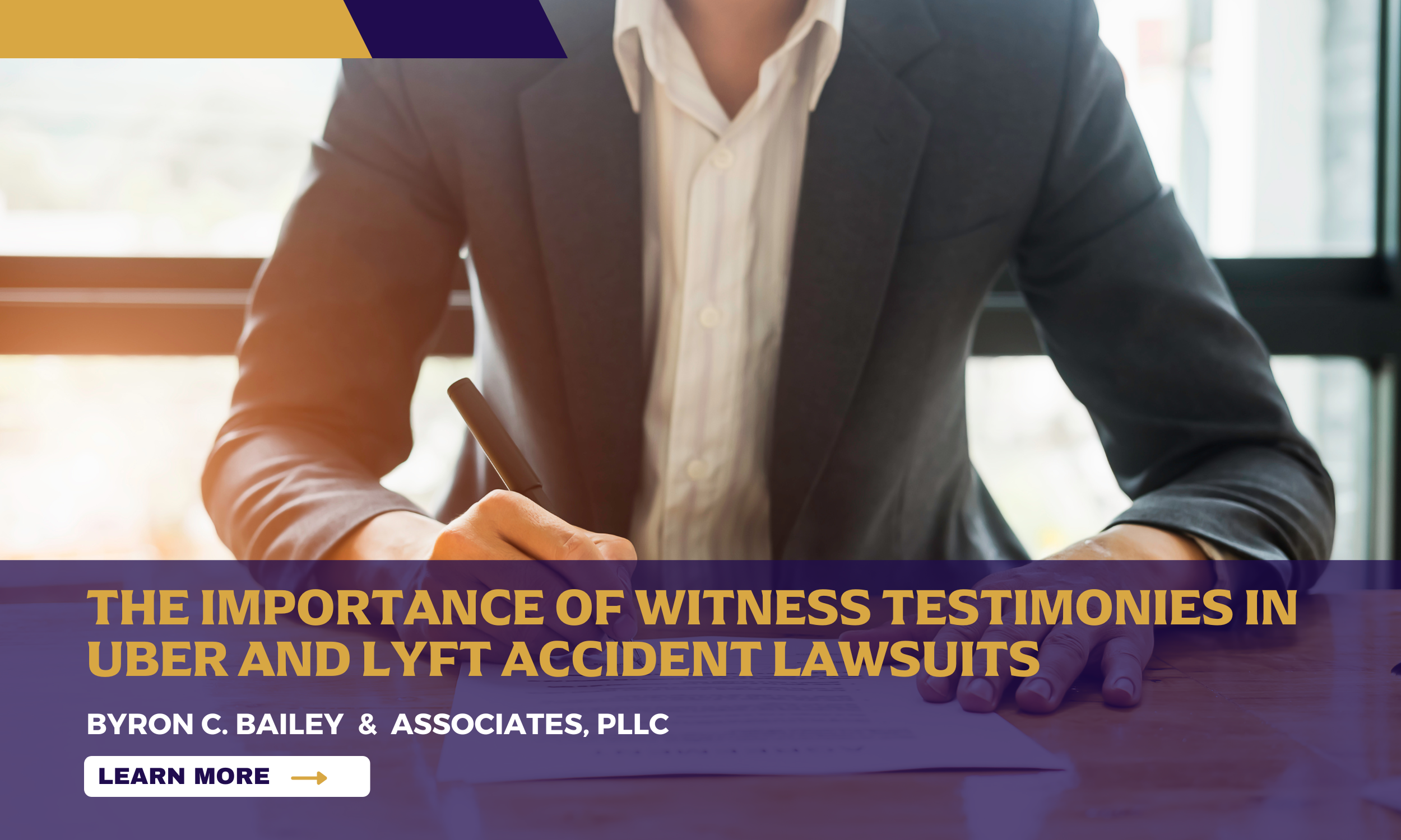 The Importance of Witness Testimonies in Uber and Lyft Accident Lawsuits