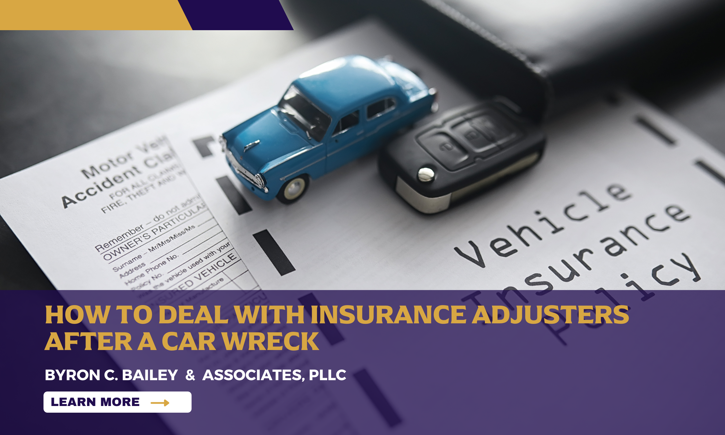 How to Deal with Insurance Adjusters After a Car Wreck