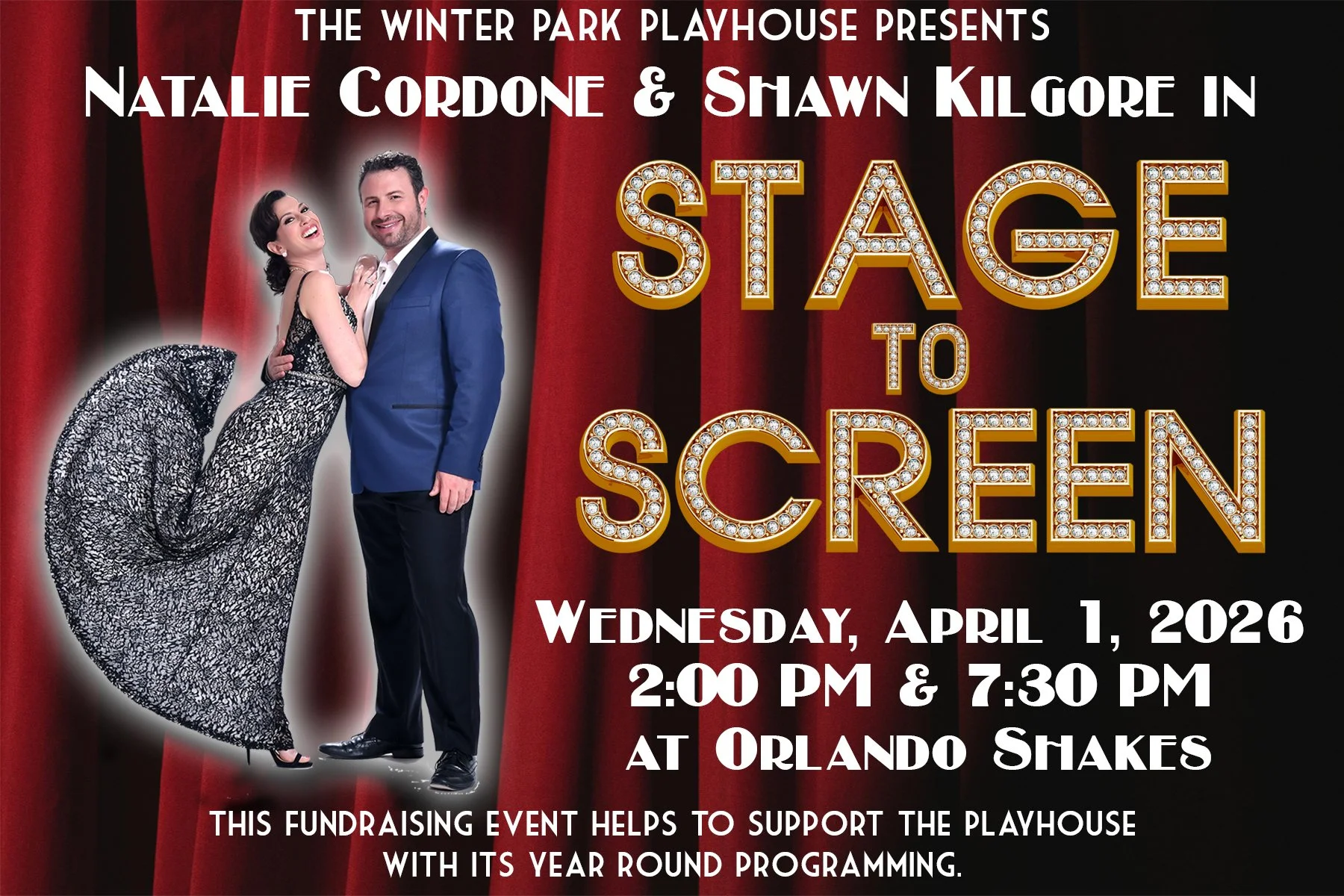 We couldn't be more excited! Tickets are officially on sale TODAY! 

We are so happy to be returning to our home theatre with a brand-new one-day-only concert event! 

Hope you can join us! 

WinterParkPlayhouse.org or call (407) 645-0145, Tuesday th