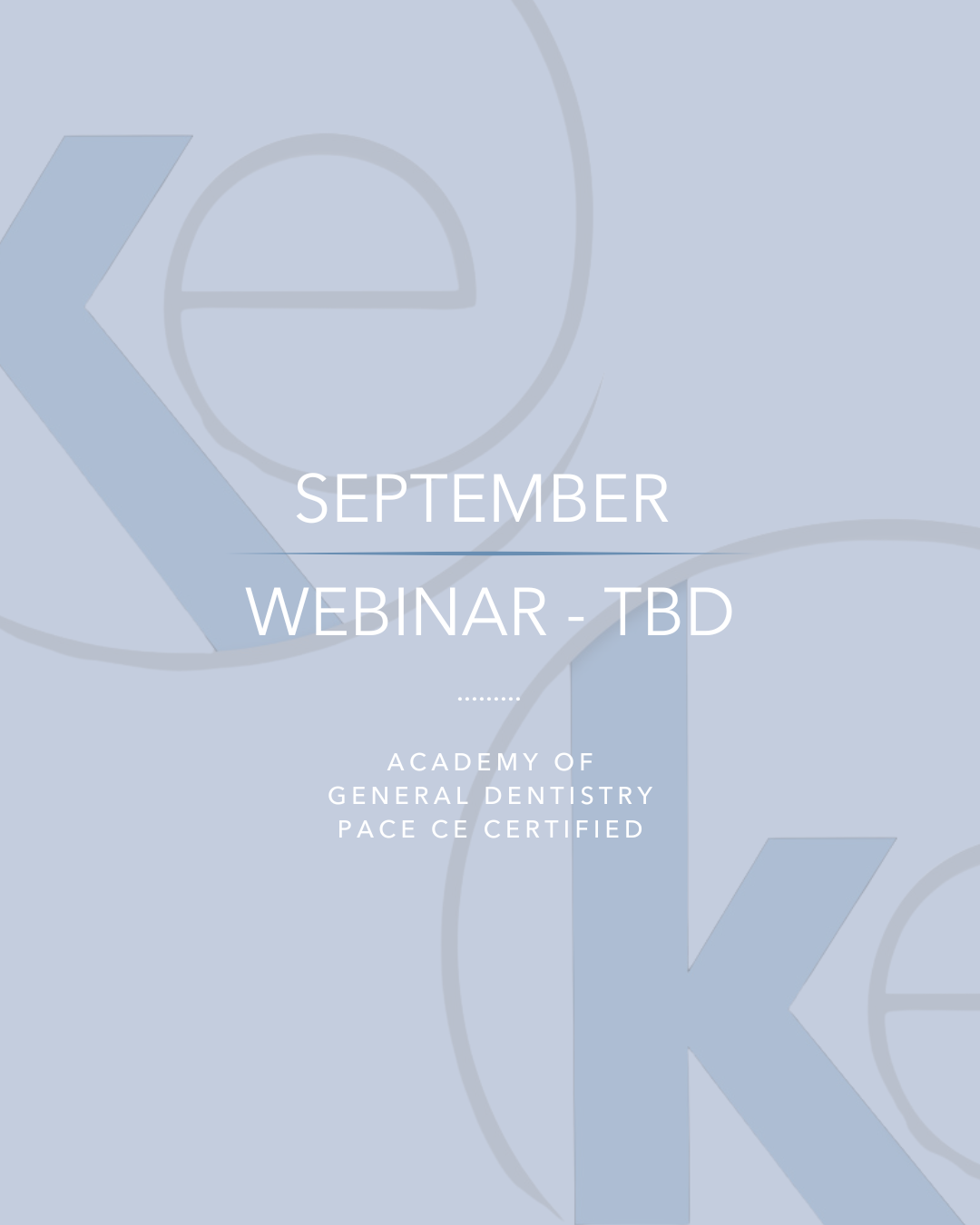 September Webinar - September 17th