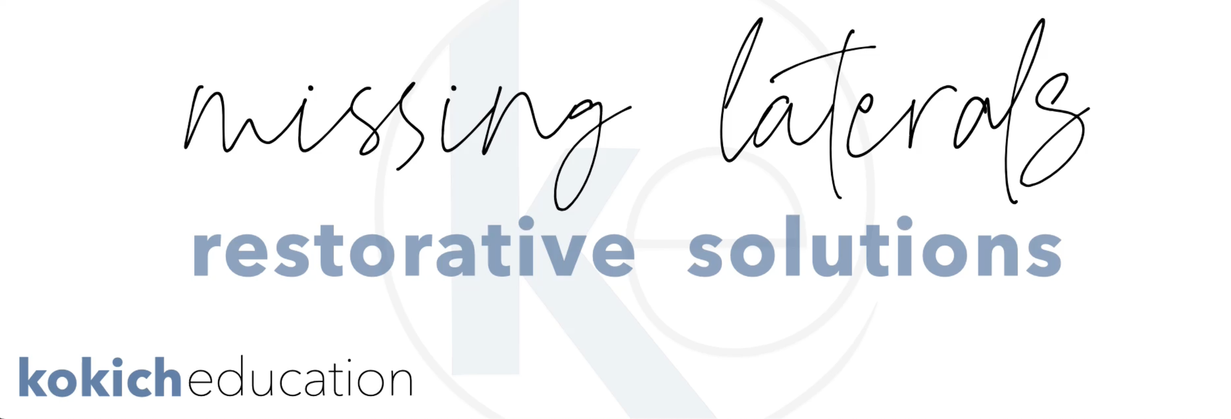 Missing Laterals - Single Tooth Implant - 2