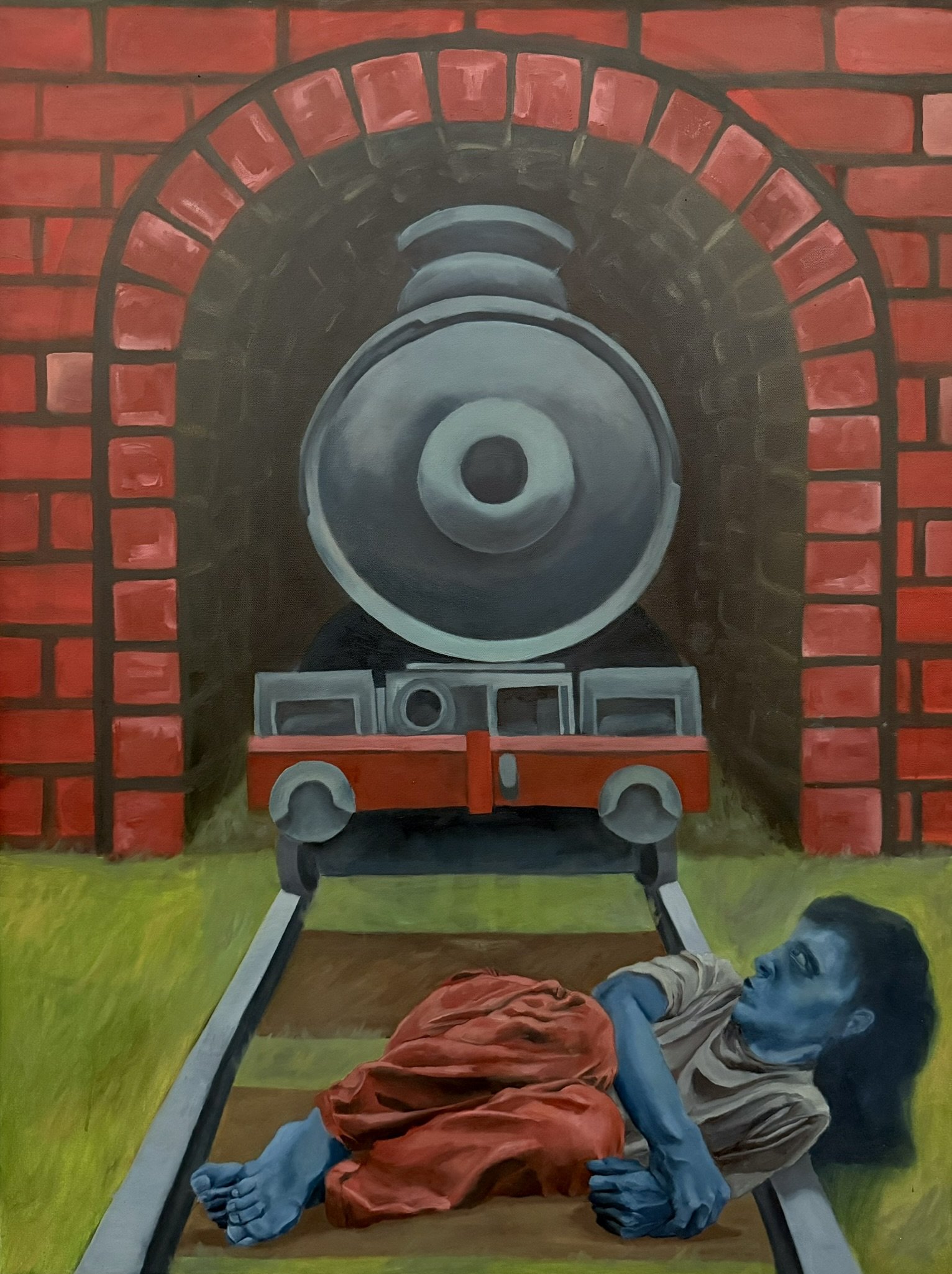 Toys. 48 x 36 in. Acrylic and Oil on canvas. 2024.