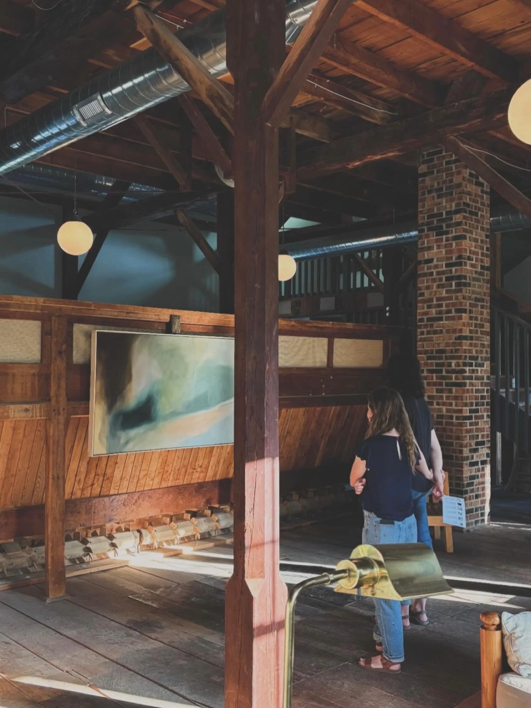 @themillglenarbor 🤍
remaining available paintings from my residency are on view and available at the mill and www.alexagrambush.com