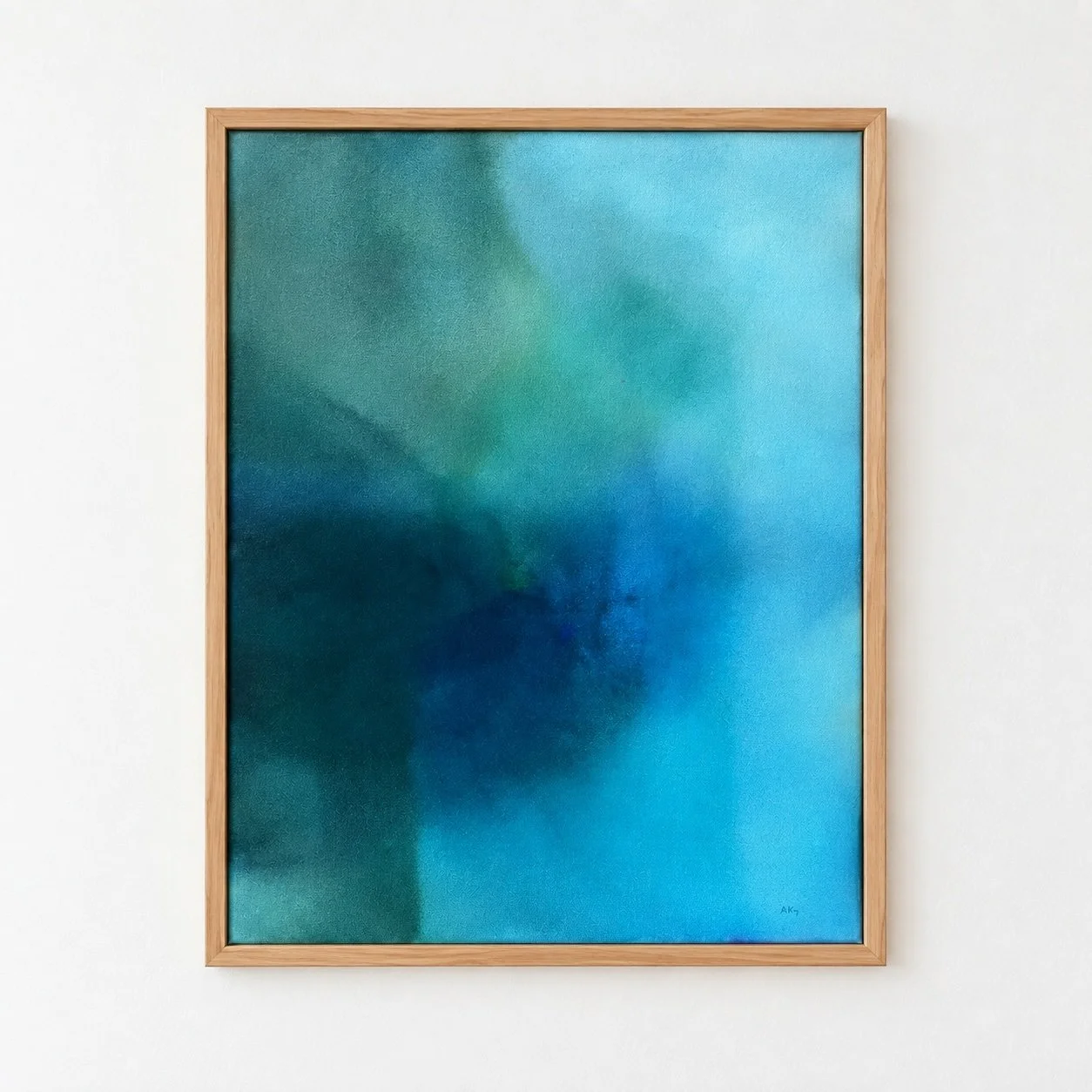That last swim of the summer | ORIGINAL PAINTING