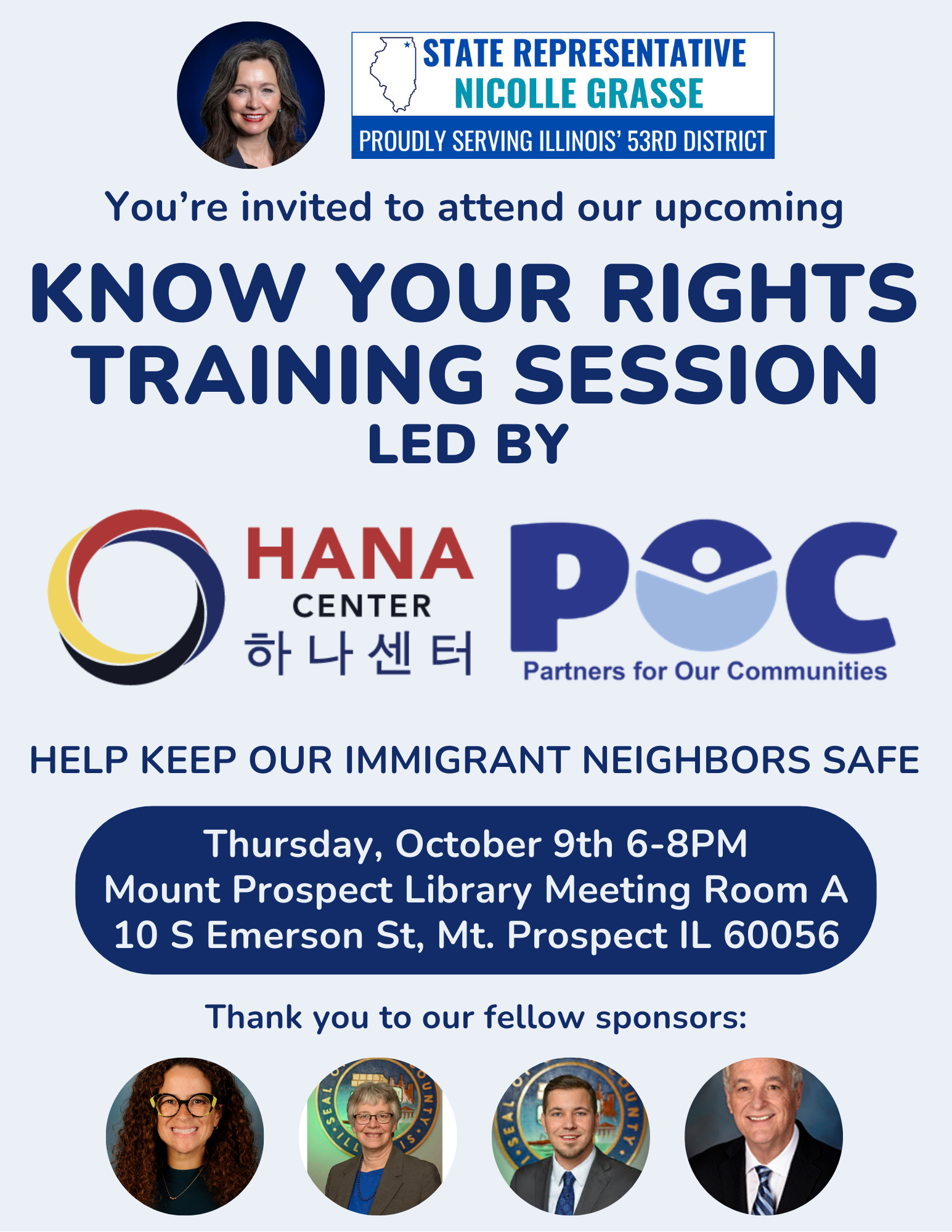 Know Your Rights Training Session