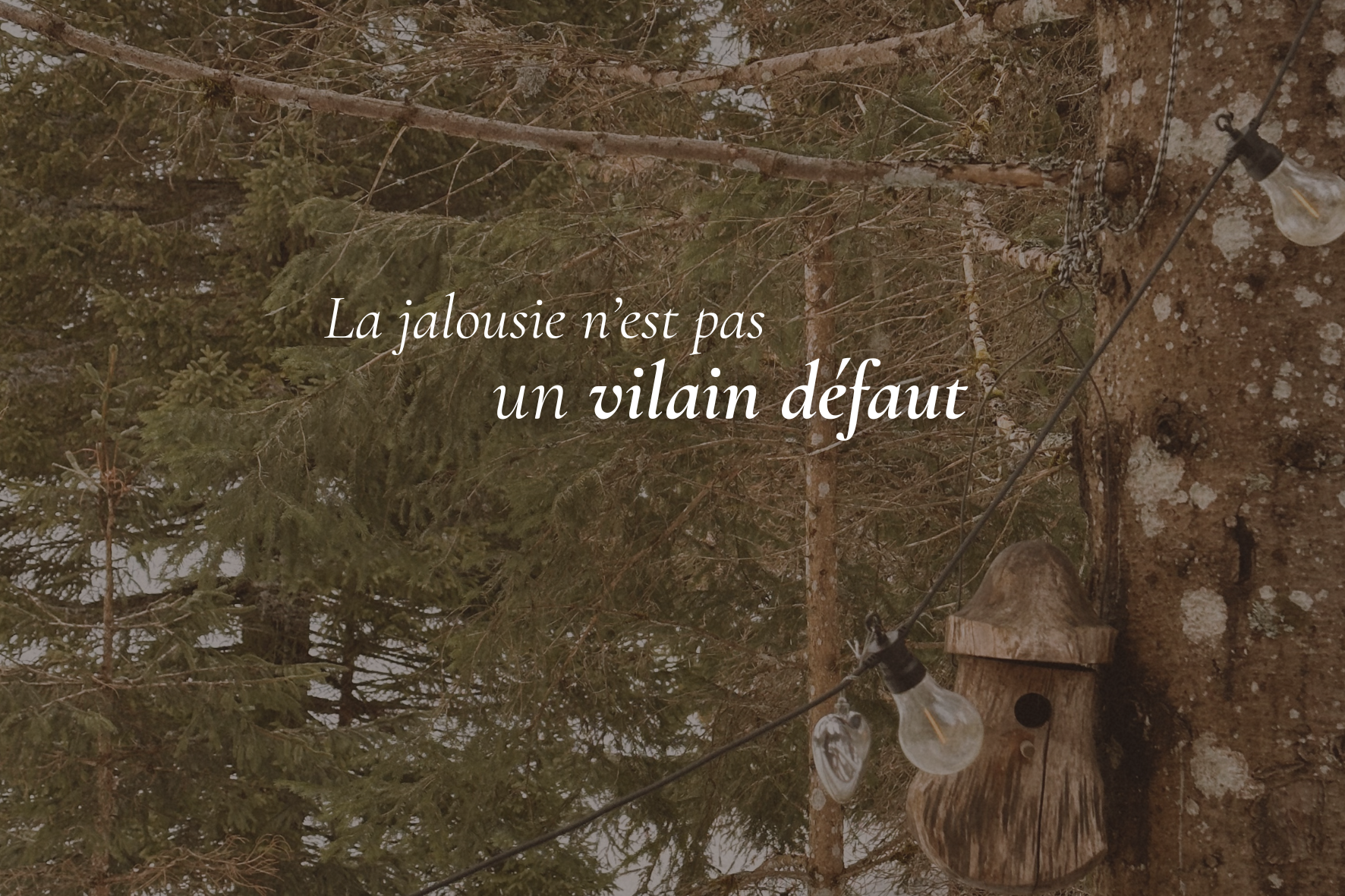 La jalousie n’est pas un vilain défaut