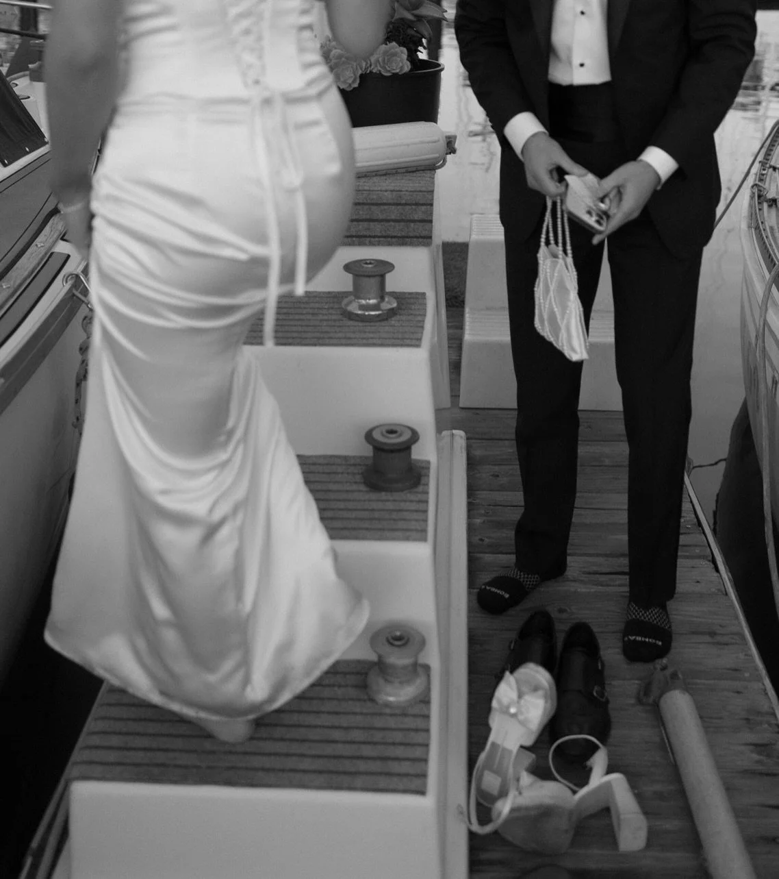 Some of my favorite B&amp;W from Haley &amp; Dylan&rsquo;s day 🕊️