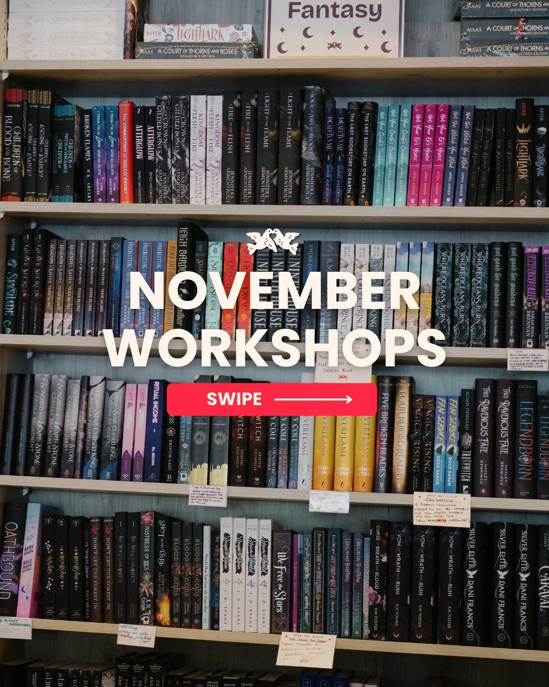 ✨ November Workshops are here! ✨

From now on, we&rsquo;ll be posting our workshops separately to help keep things clear and easy to find 💌

All of these events require an RSVP - you can grab your spot through Eventbrite or the link in our bio!

Ple